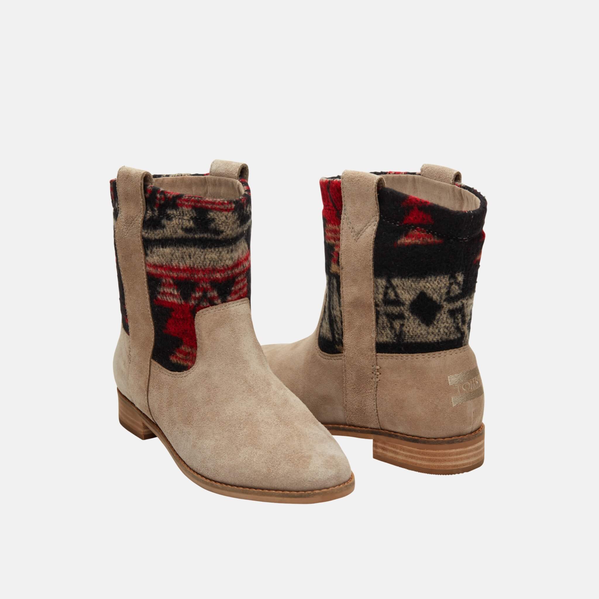 Dámské černé kozačky TOMS Laurel