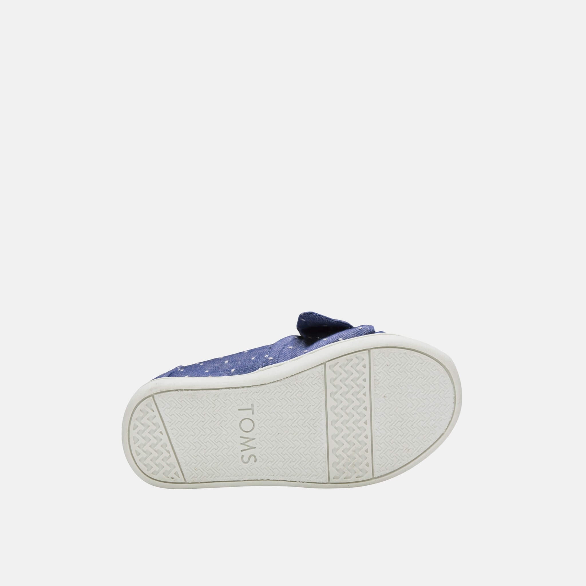 Dětské modré TOMS Bow Seasonal Classics Tiny Alpargata