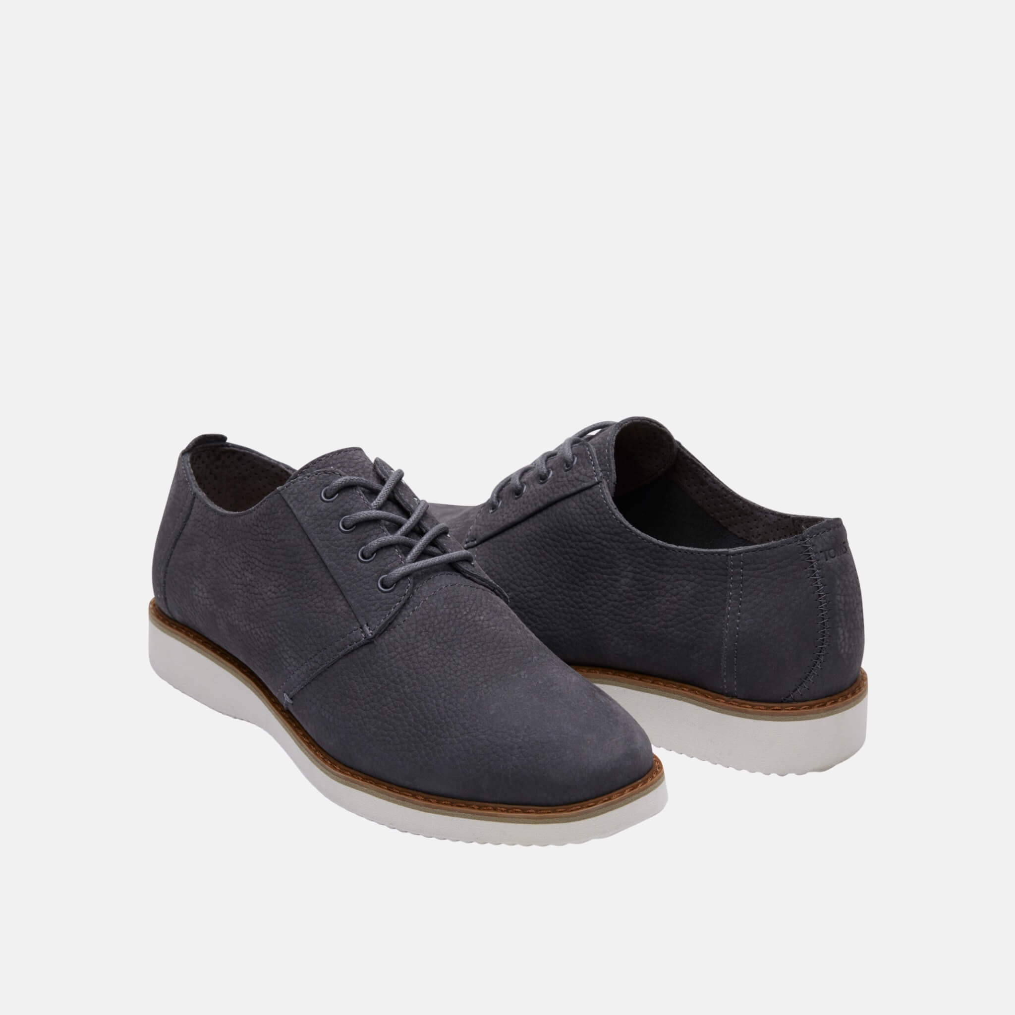 Pánské šedomodré polobotky TOMS Nubuck Preston