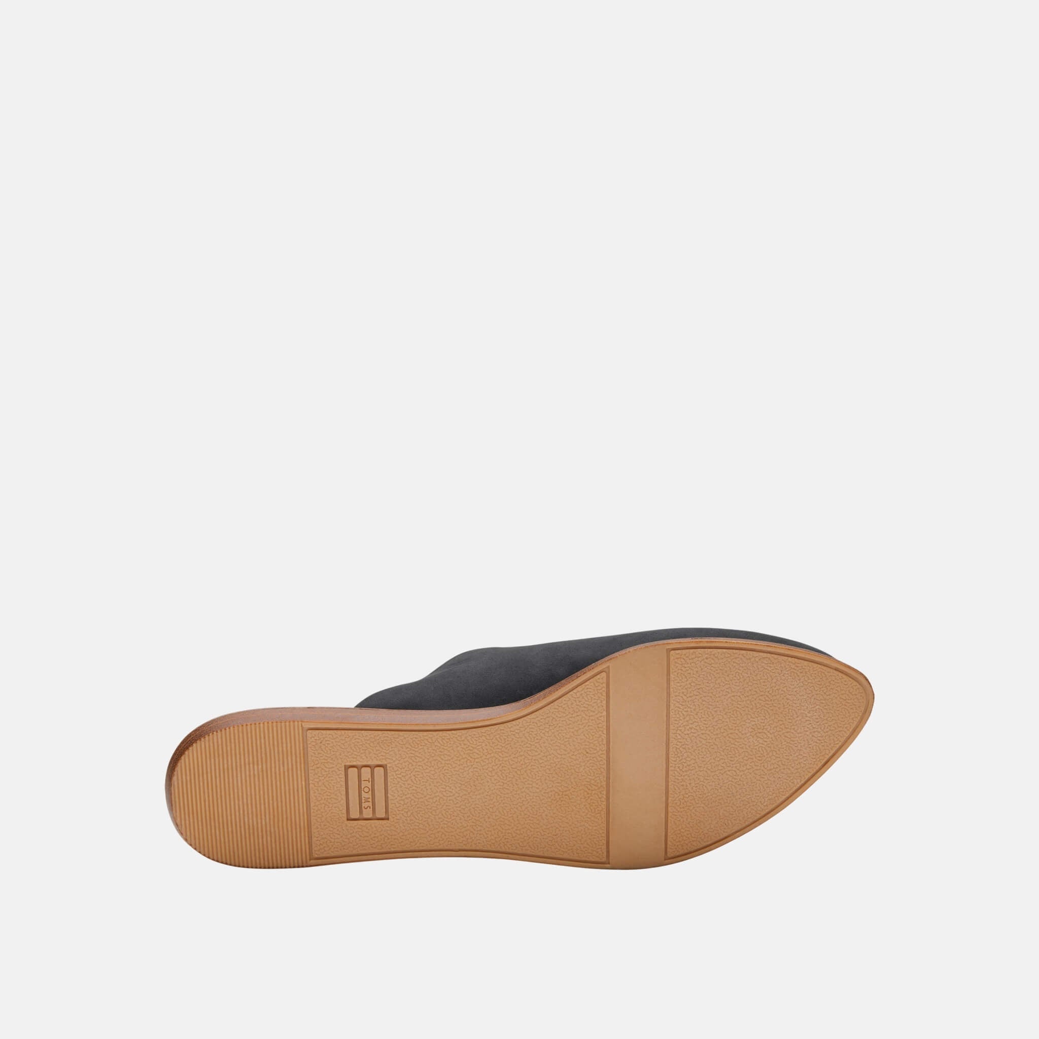 Dámské černé pantofle TOMS Leather Jutti Mule