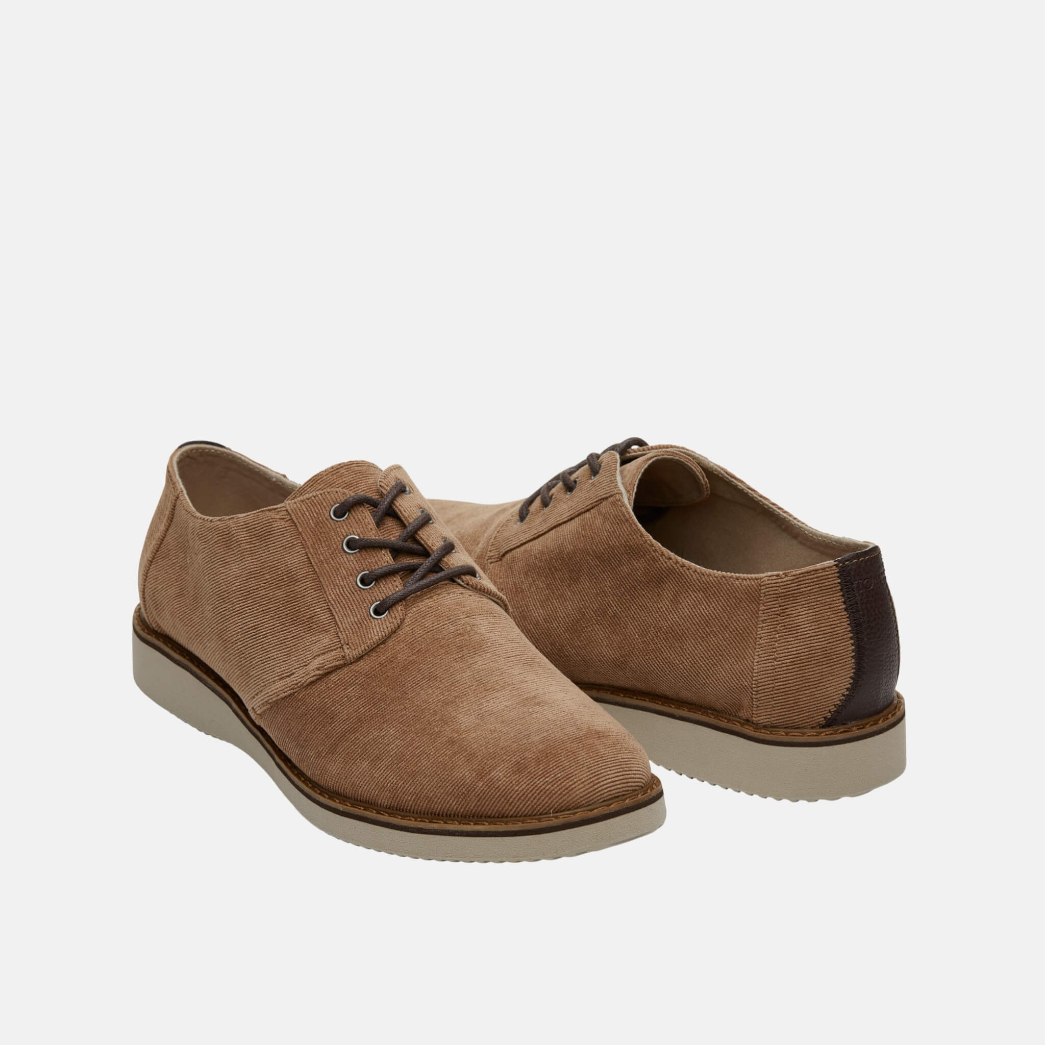 Pánské hnědé polobotky TOMS Corduroy Preston