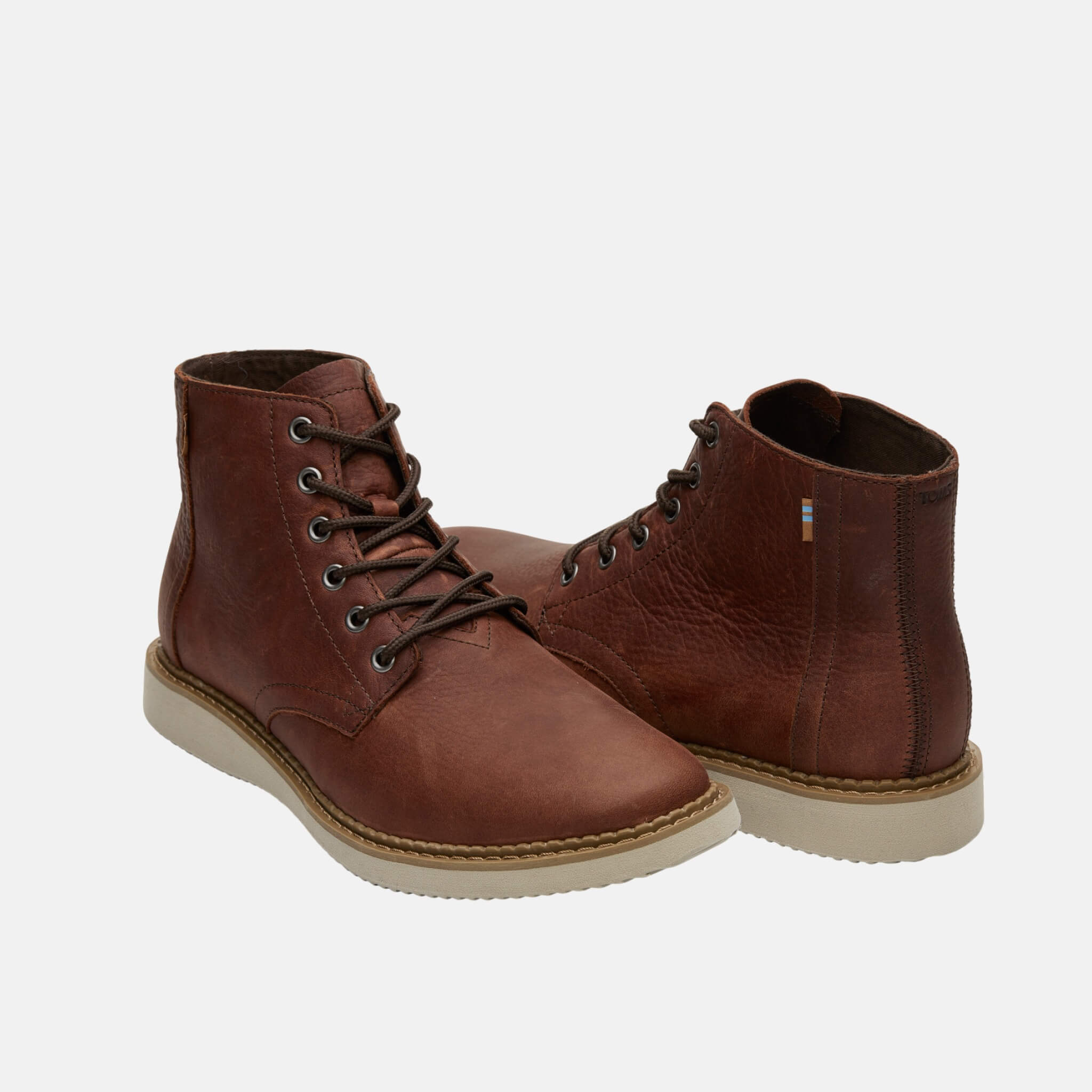 Pánské tmavě hnědé kotníkové boty TOMS Porter