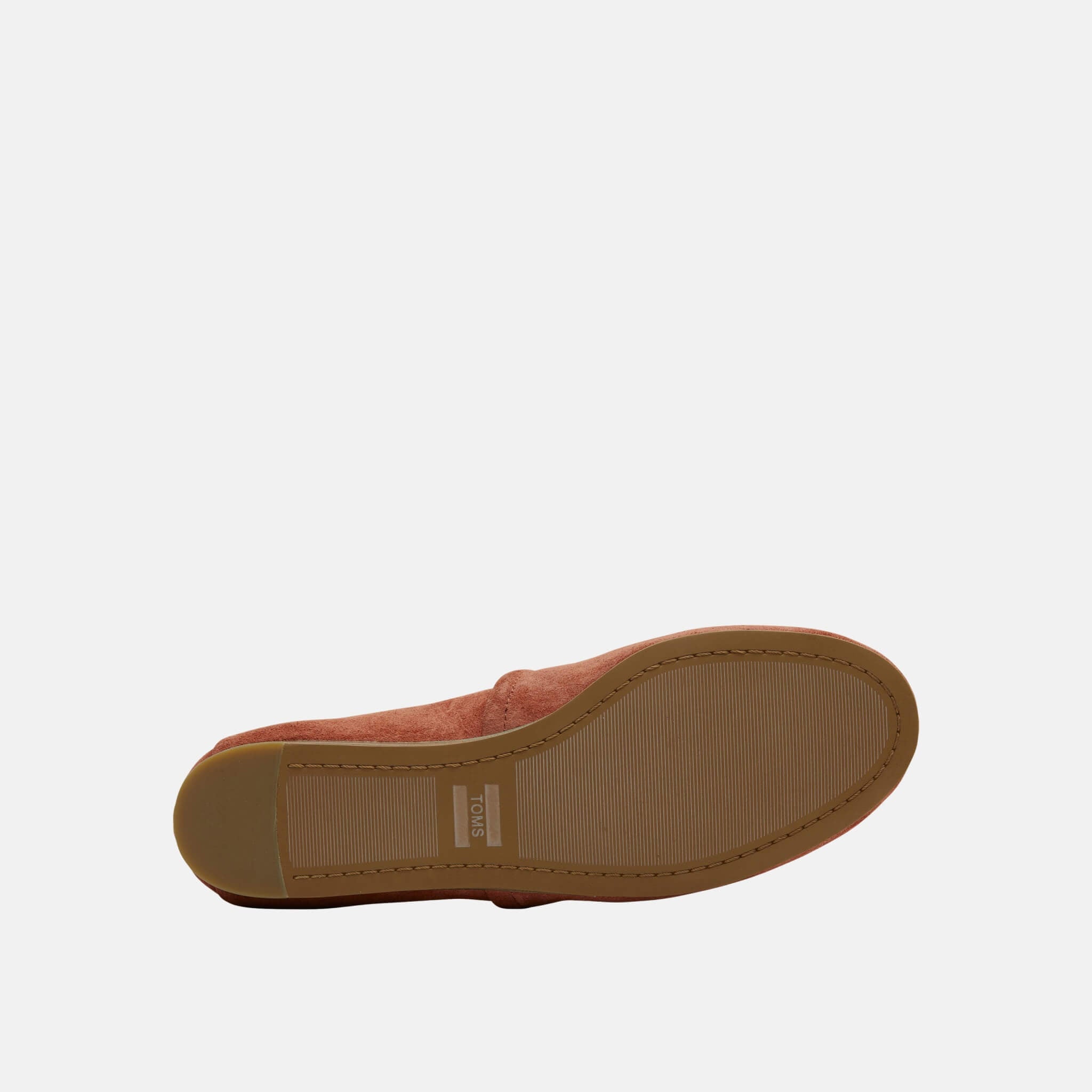 Dámské cihlově červené TOMS Spice Suede Kelli Flat