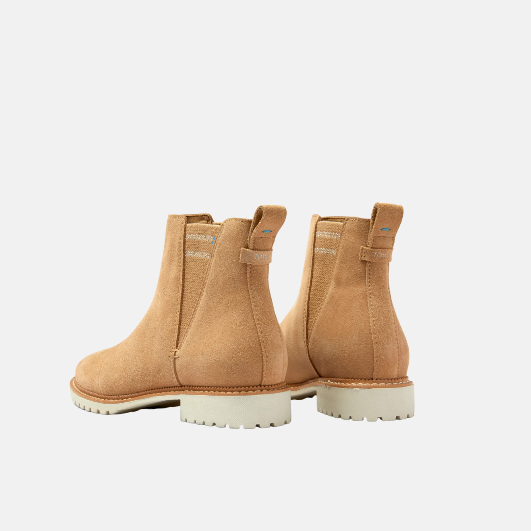 Dámské světle hnědé semišové kotníkové boty TOMS Cleo