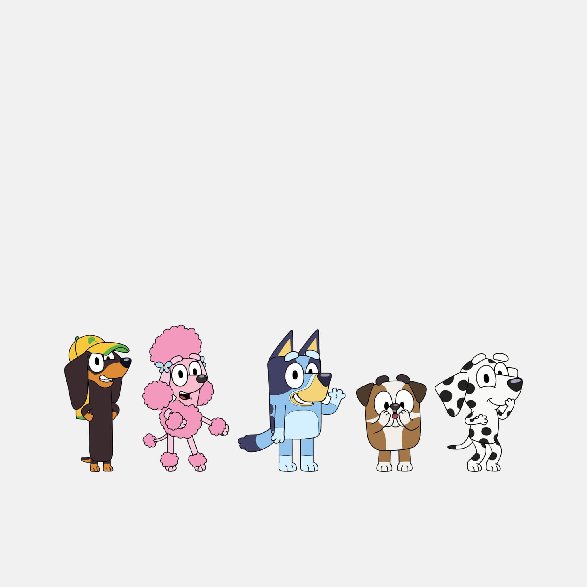 Odznáček Jibbitz – Bluey 5Pck
