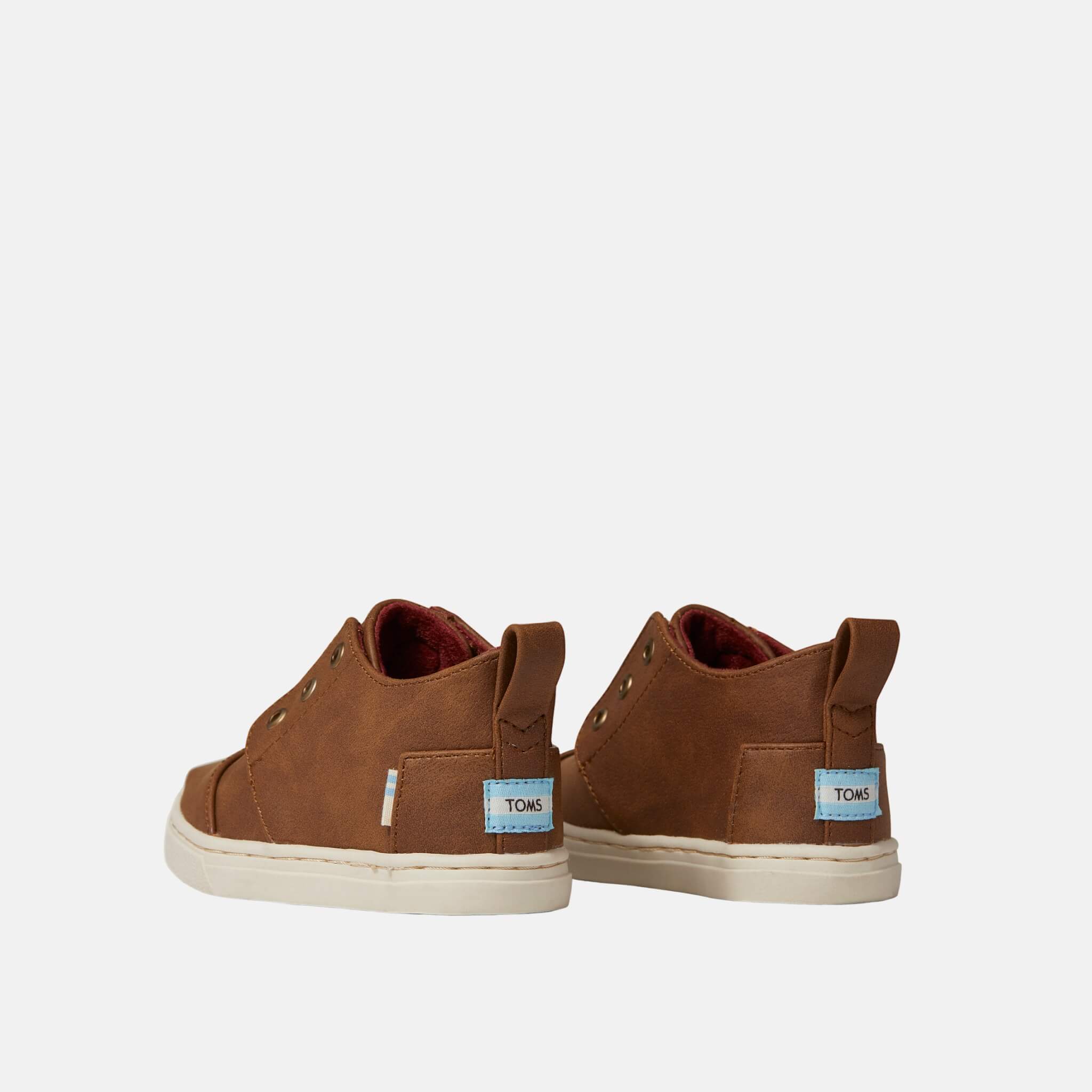 Dětské hnědé tenisky TOMS Tiny Botas Cupsole