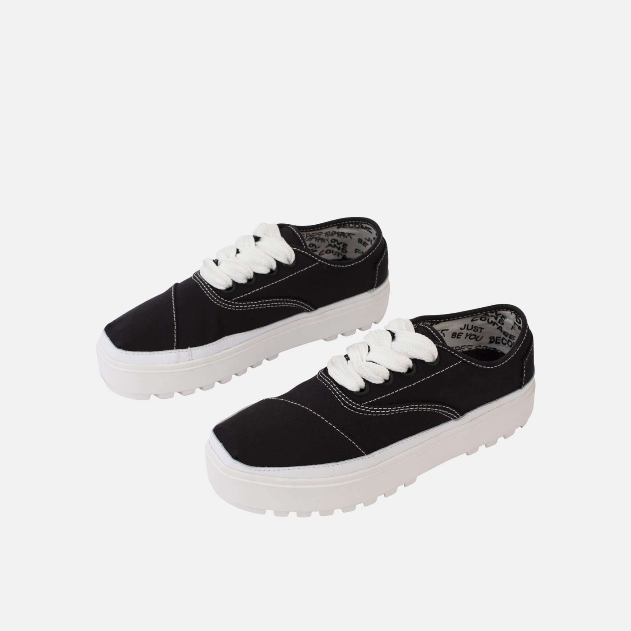 Dámské černé tenisky TOMS Cordones Lug