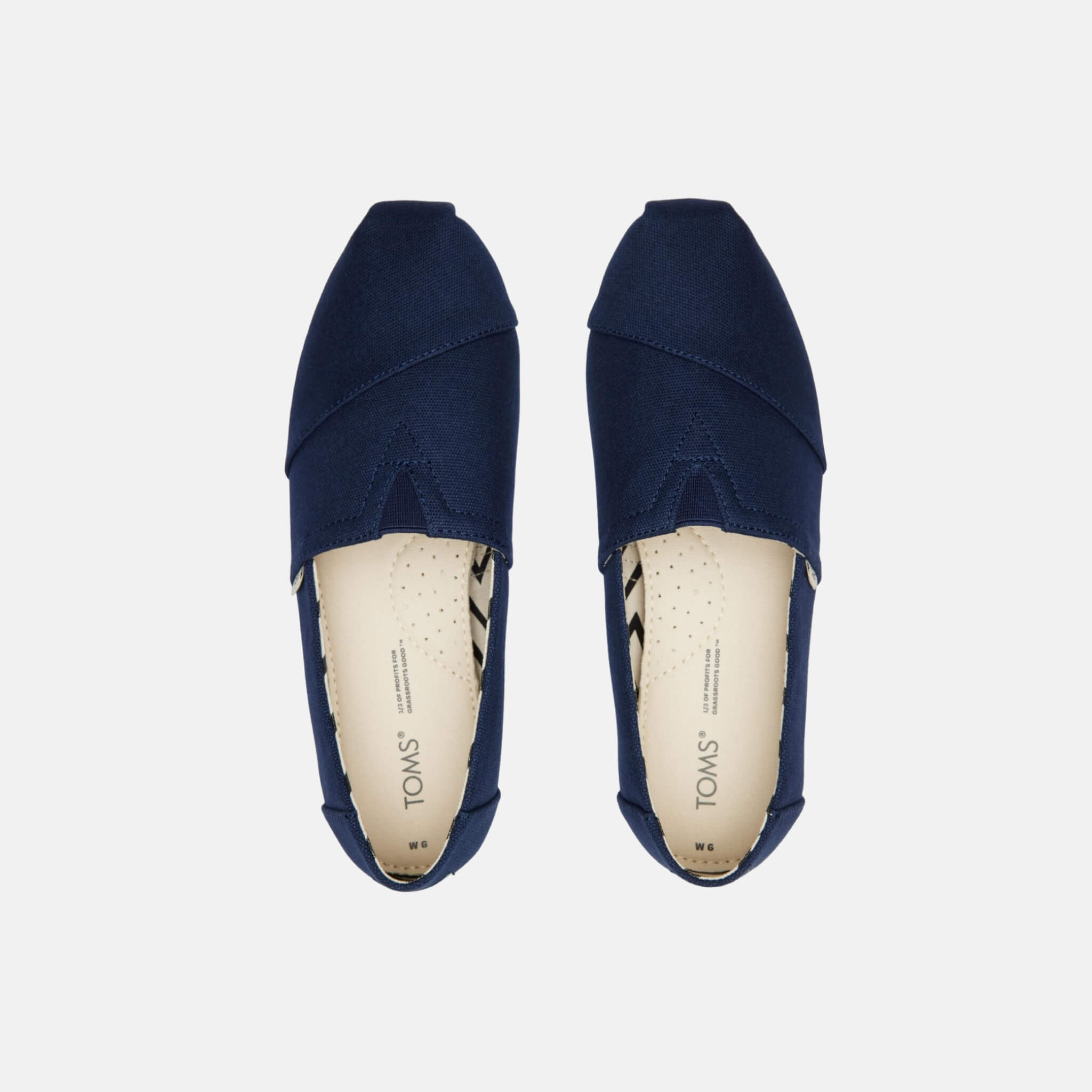 Dámské modré espadrilky TOMS Alpargata