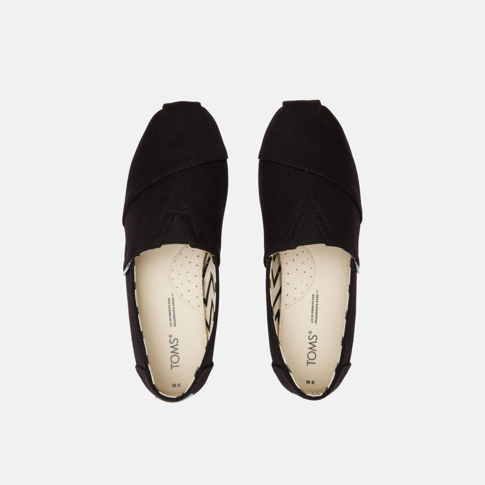 Dámské černé espadrilky TOMS Alpargata