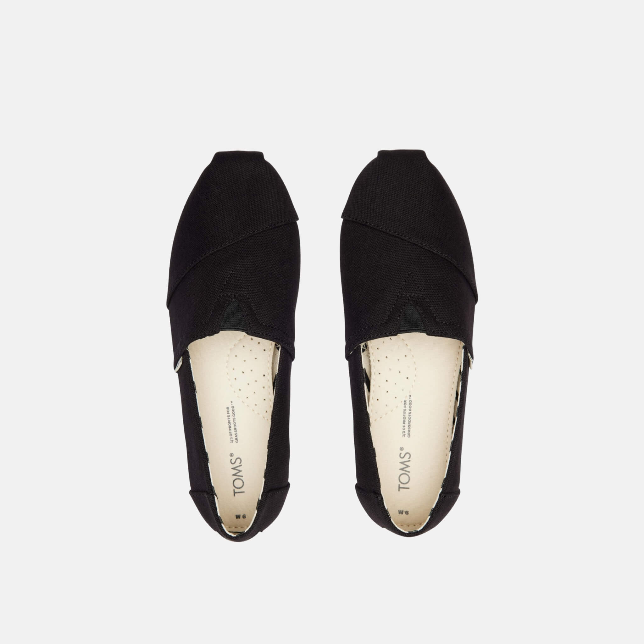 Dámské černé espadrilky TOMS Alpargata