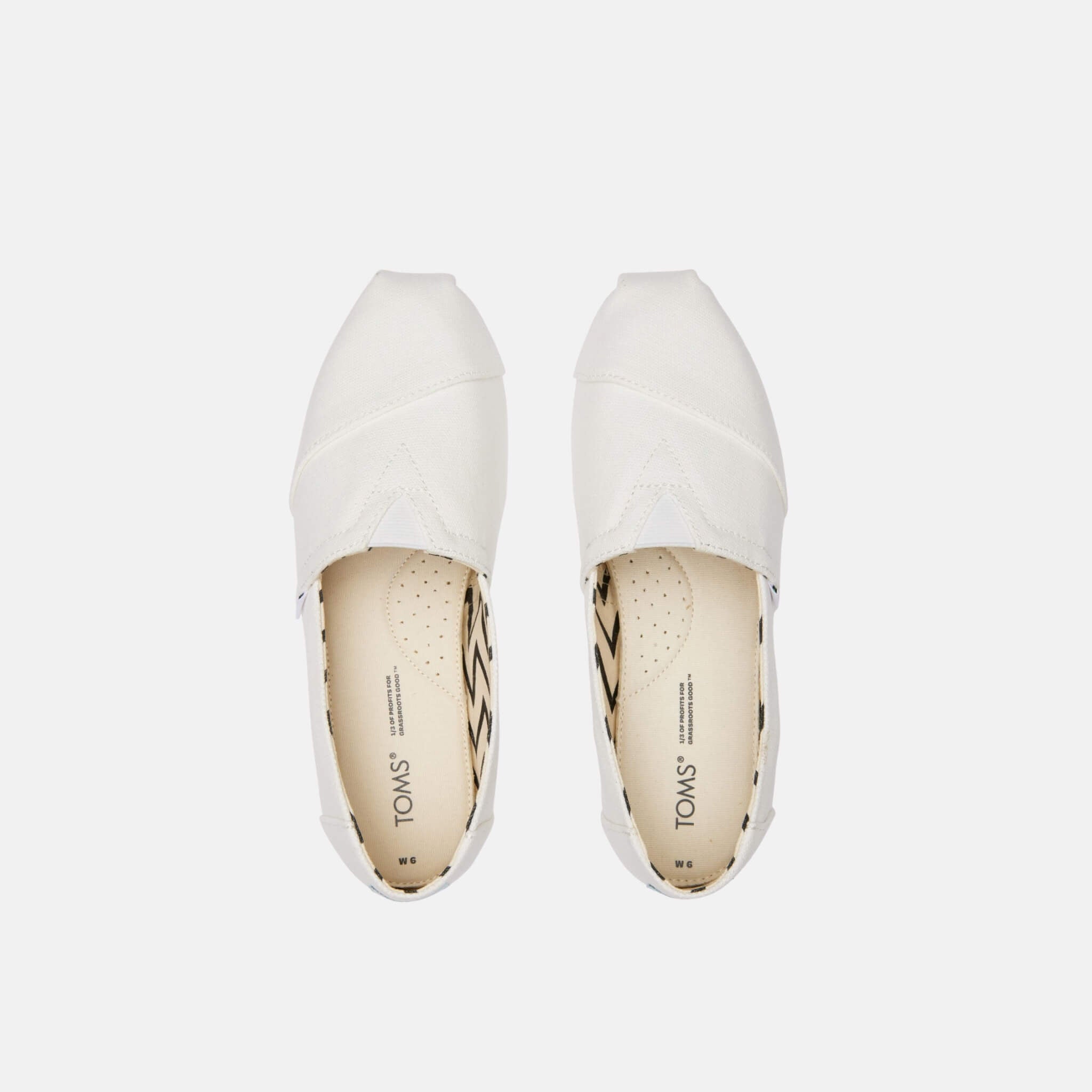 Dámské bílé espadrilky TOMS Alpargata