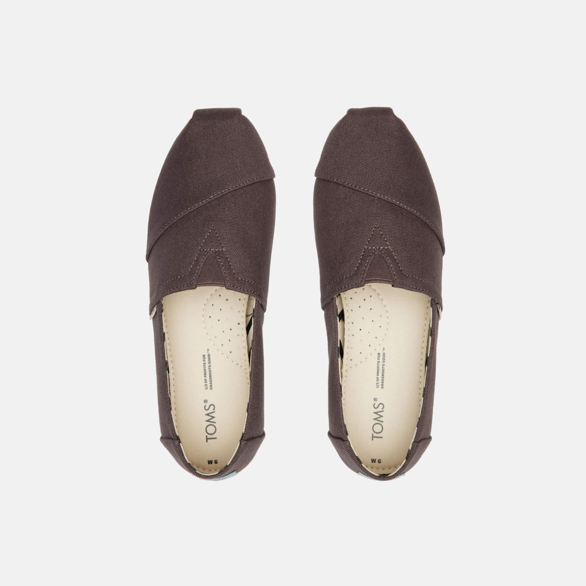 Dámské šedé espadrilky TOMS Alpargata