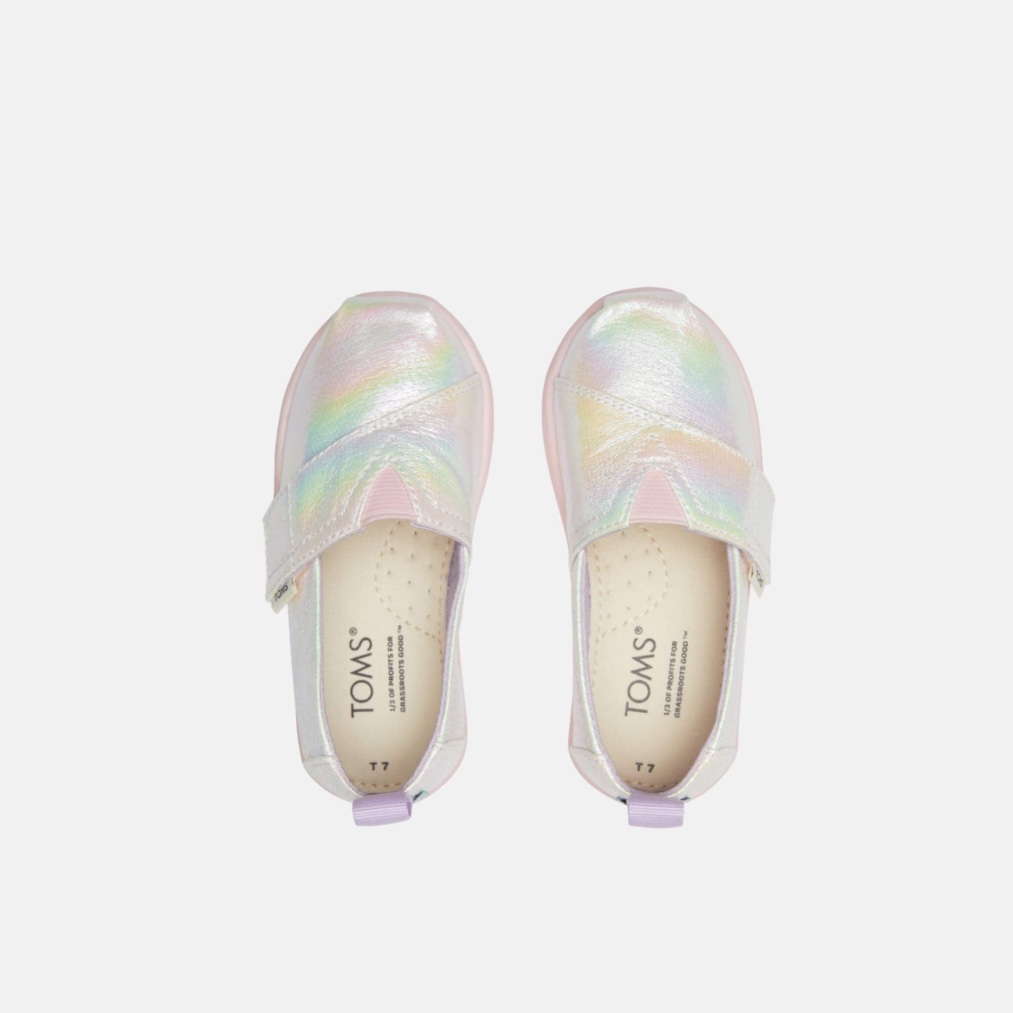 Dětské bílé espadrilky TOMS Tiny Alpargata