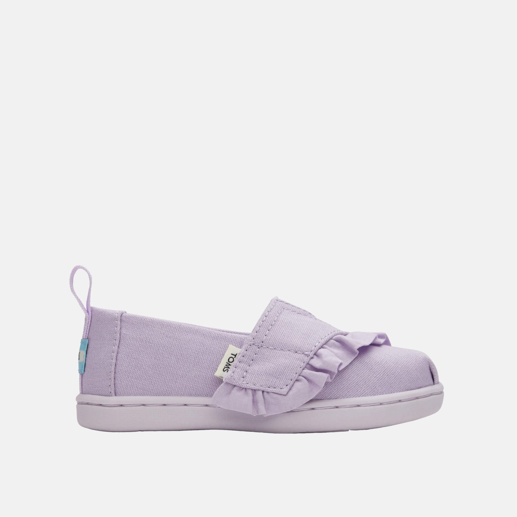 Dětské fialové espadrilky TOMS Tiny Alpargata