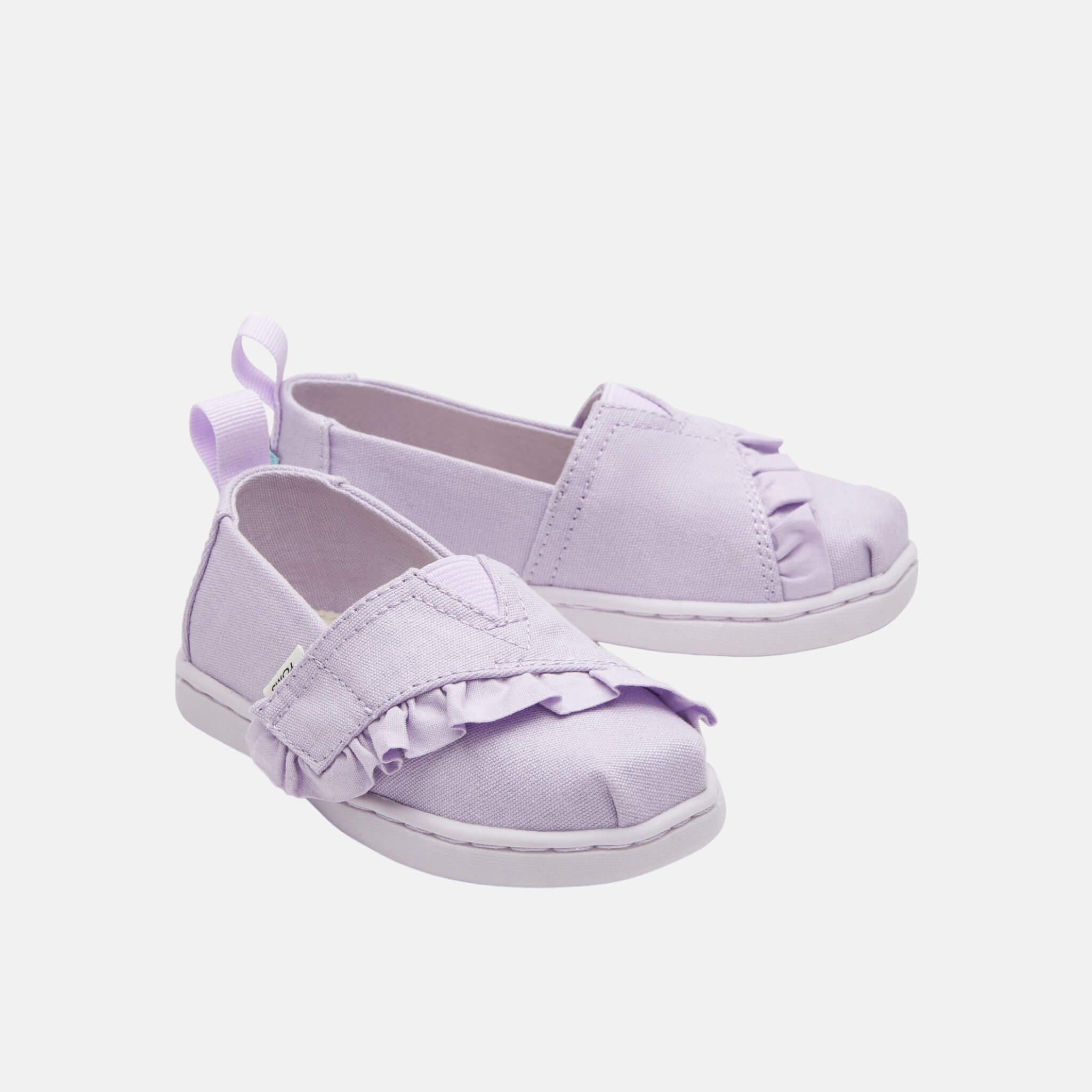 Dětské fialové espadrilky TOMS Tiny Alpargata