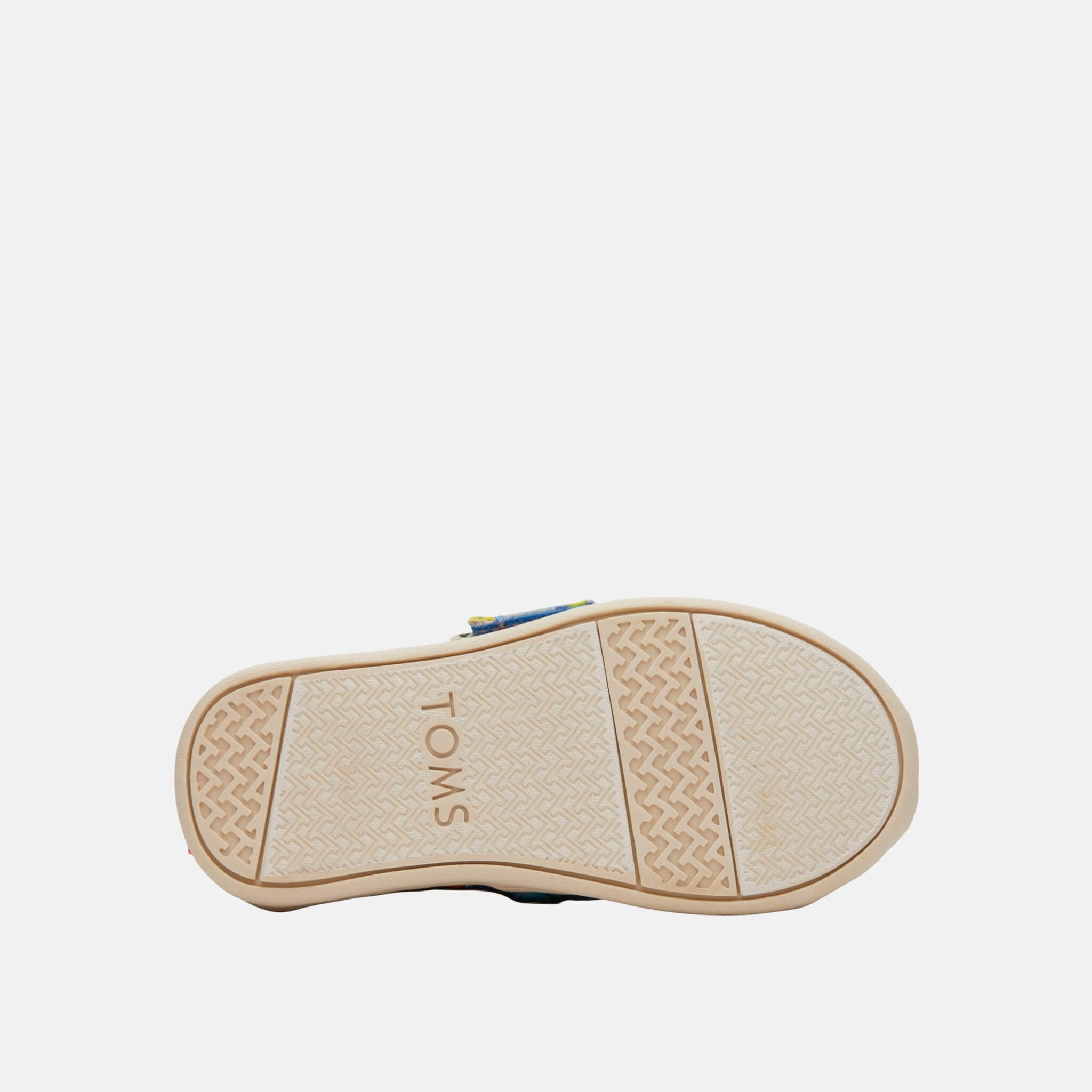 Dětské modré espadrilky s dinosaury TOMS Tiny Alpargata