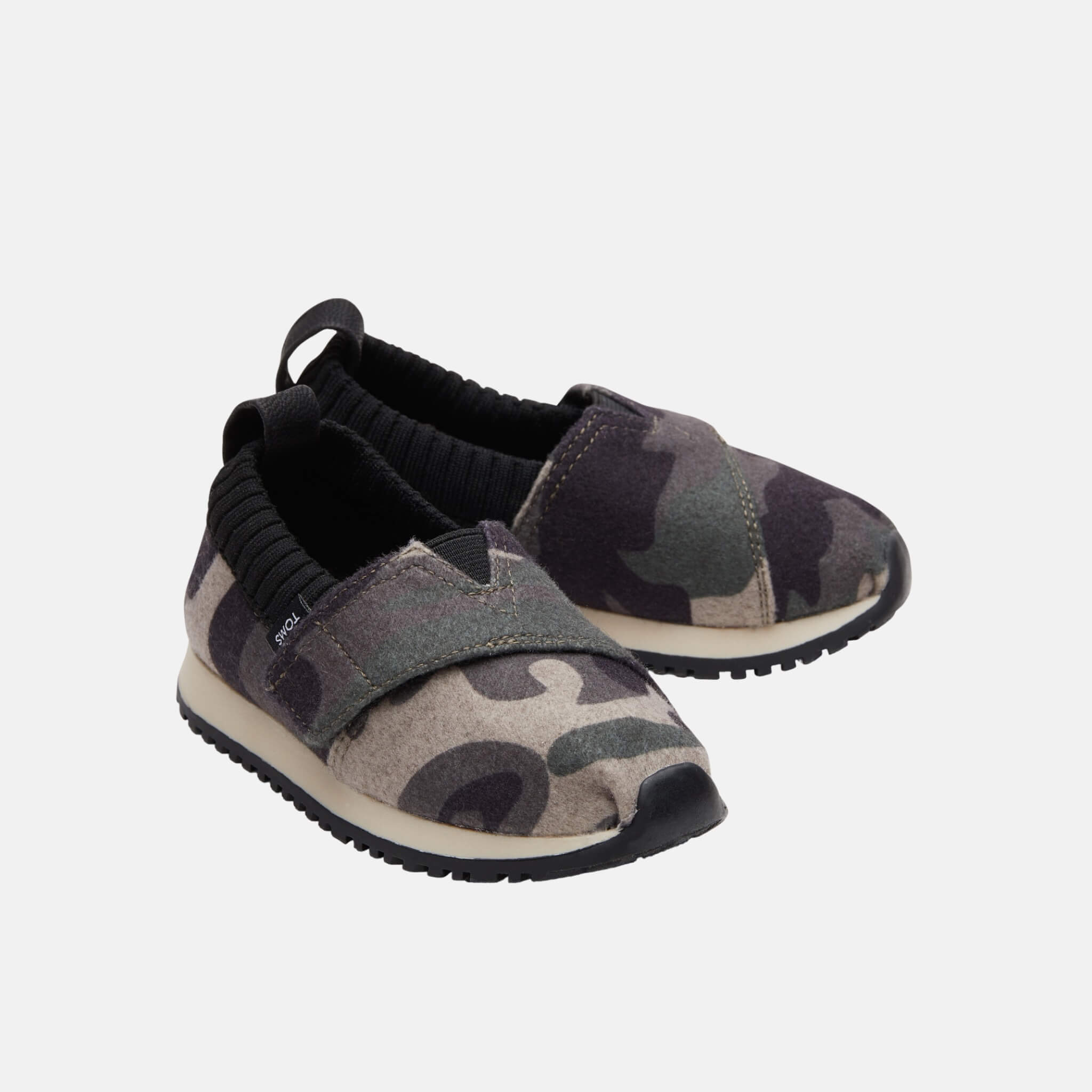 Dětské zelené TOMS Tiny Alpargata Resident