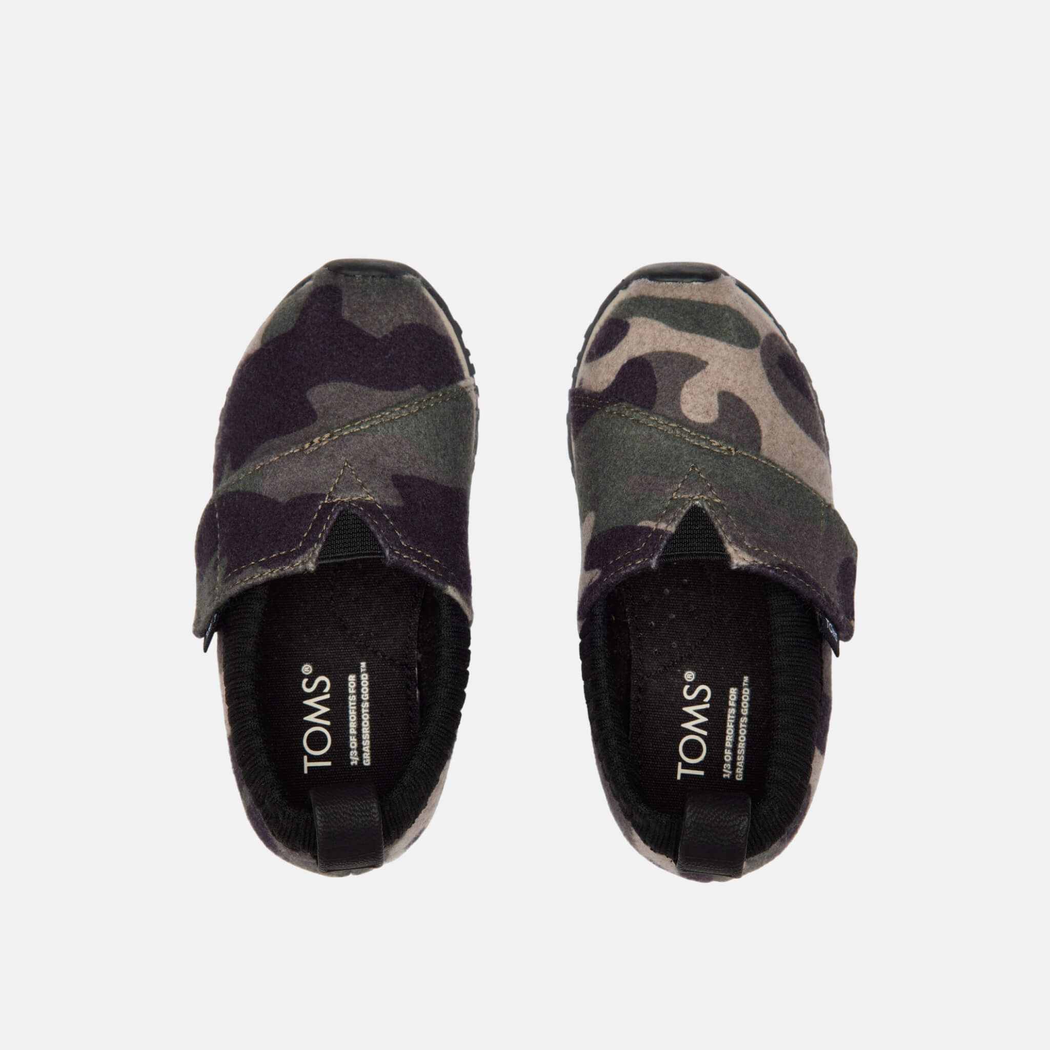 Dětské zelené TOMS Tiny Alpargata Resident