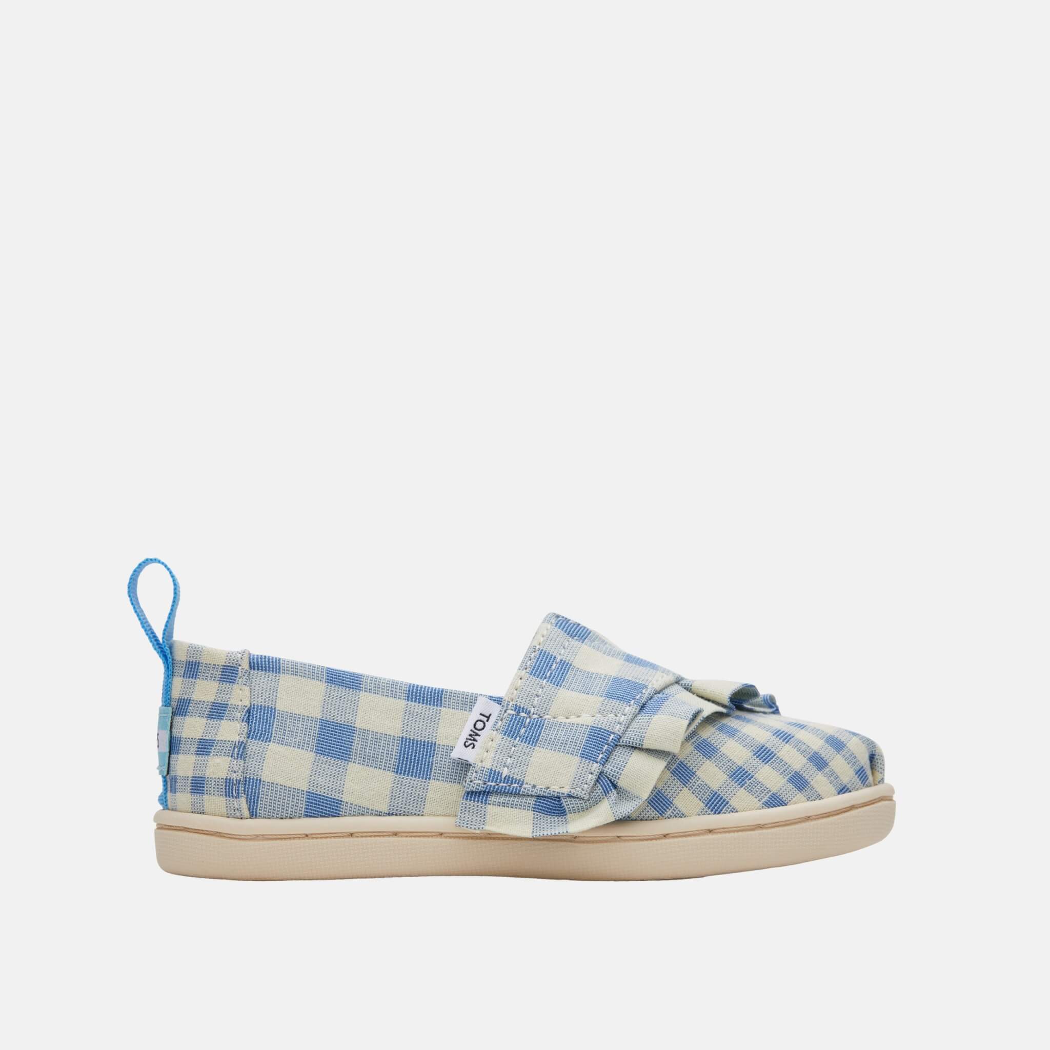 Dětské modré espadrilky TOMS Tiny Alpargata