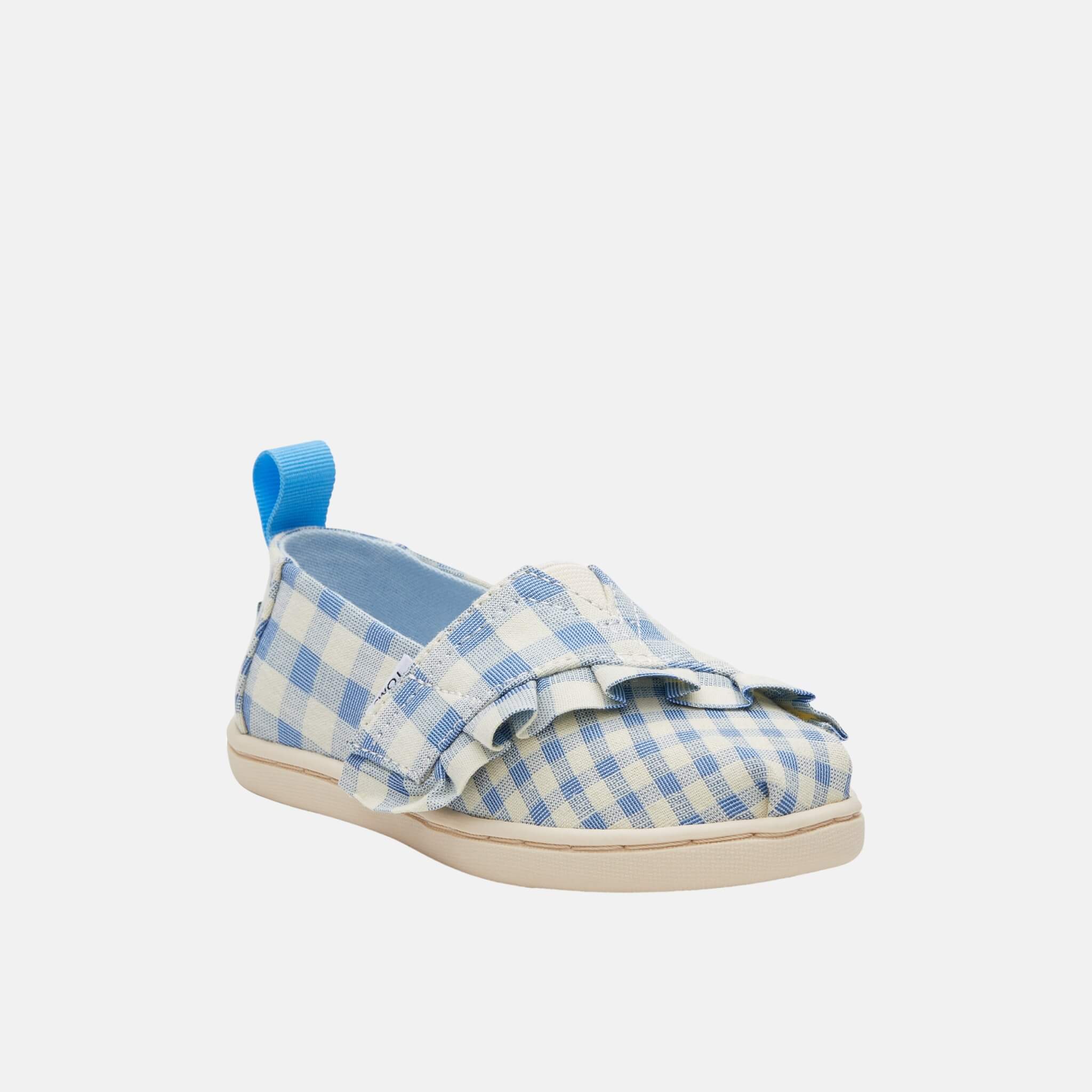 Dětské modré espadrilky TOMS Tiny Alpargata