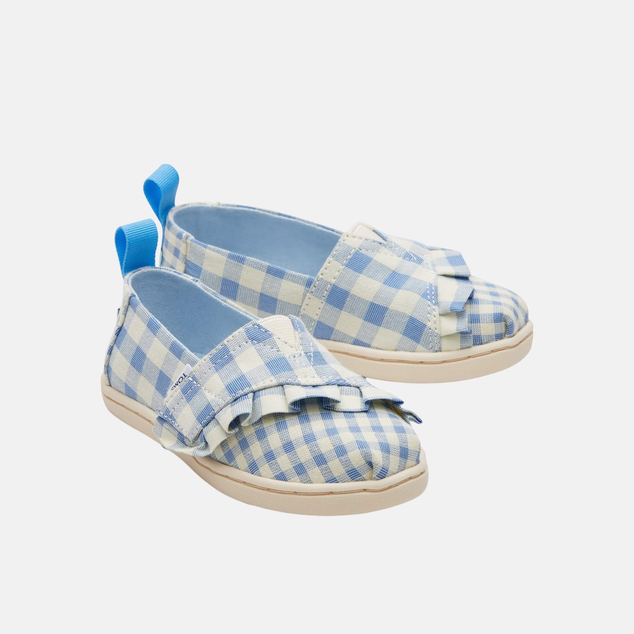 Dětské modré espadrilky TOMS Tiny Alpargata
