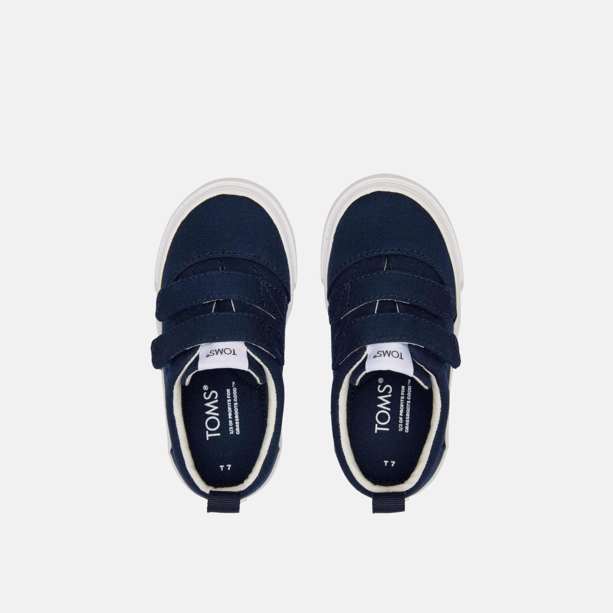 Dětské modré tenisky TOMS Tiny Fenix Double Strap