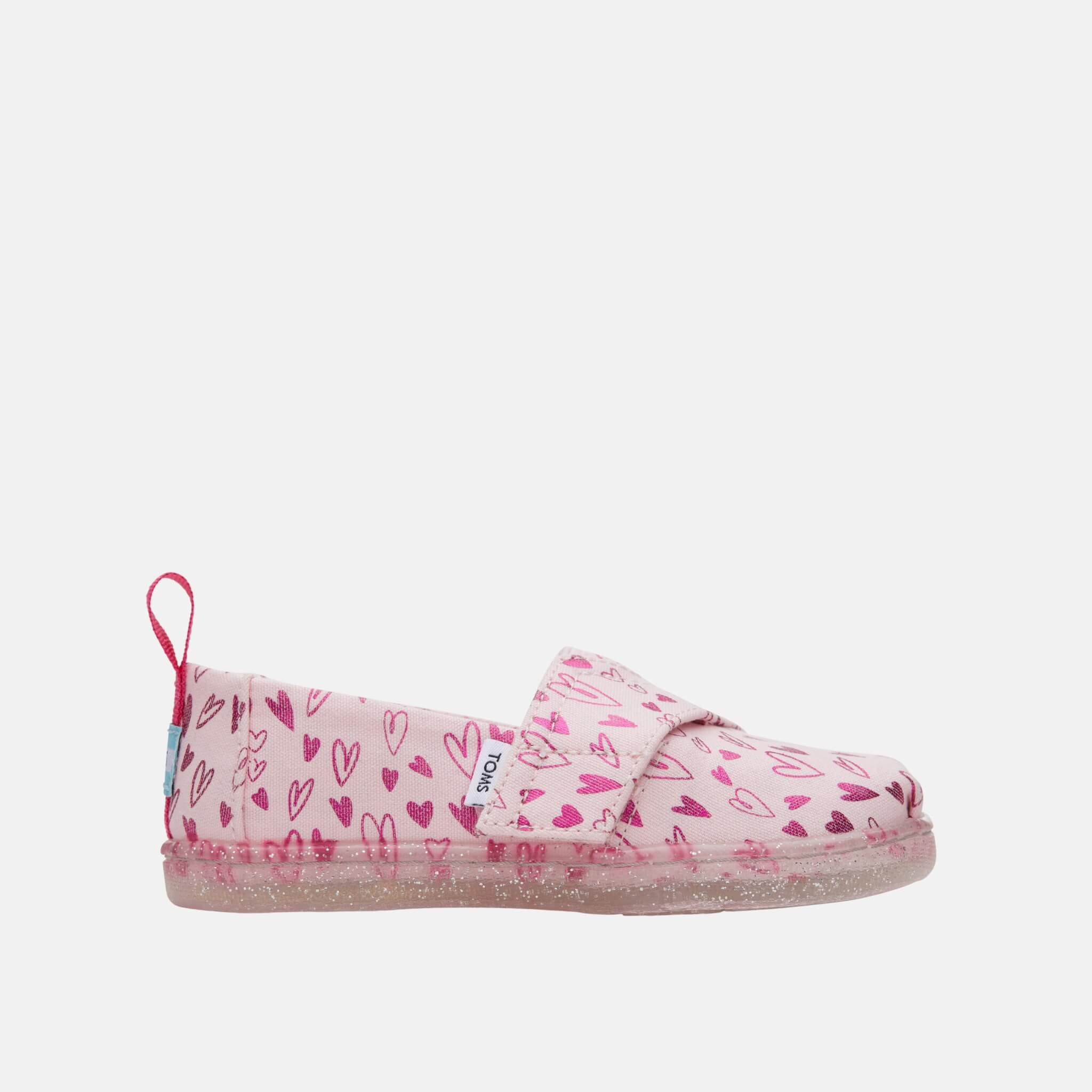 Dětské růžové espadrilky TOMS Tiny Alpargata