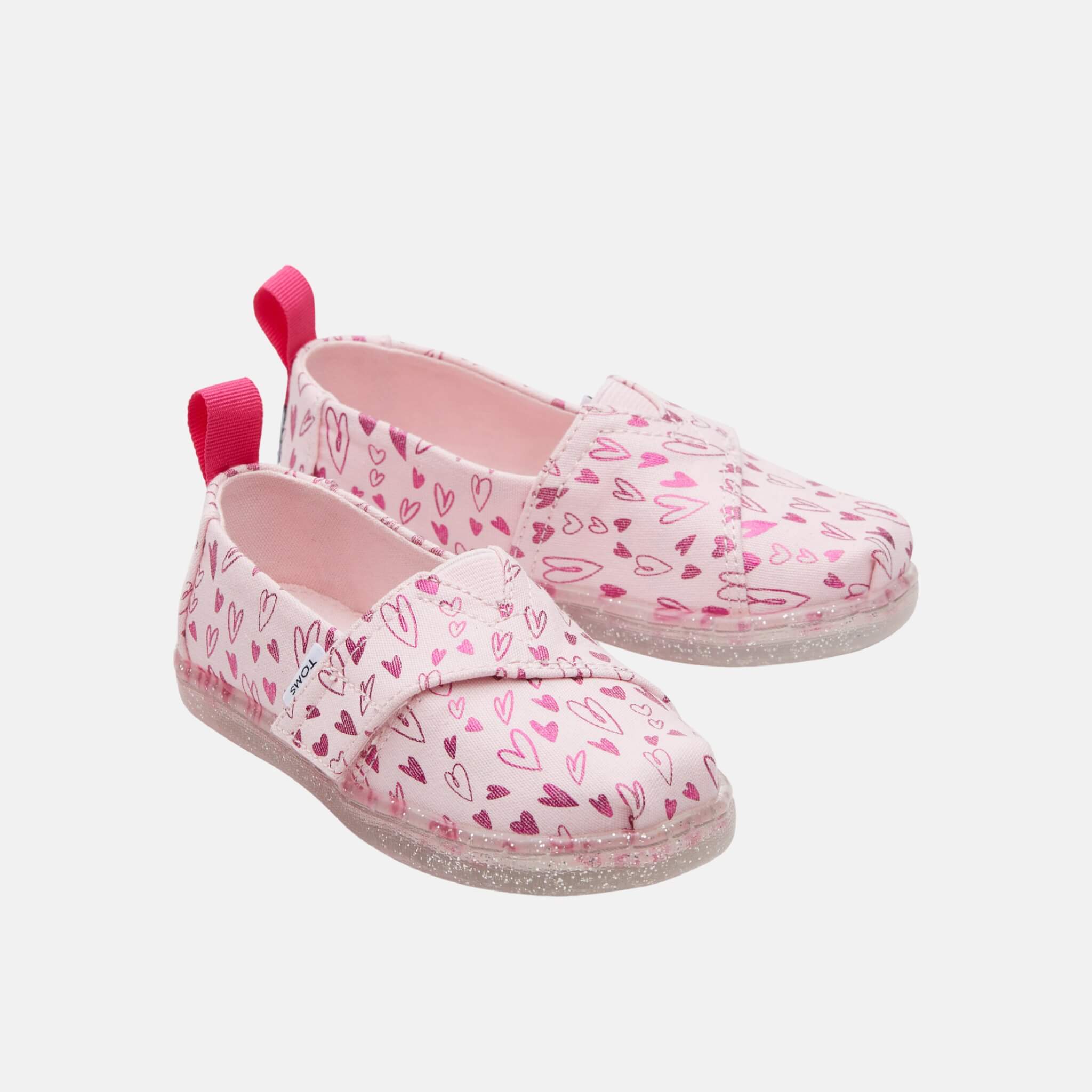 Dětské růžové espadrilky TOMS Tiny Alpargata