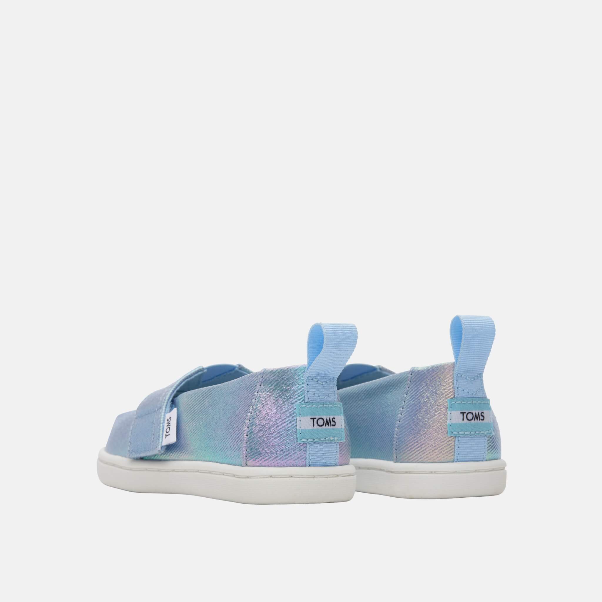 Dětské modré espadrilky TOMS Tiny Alpargata