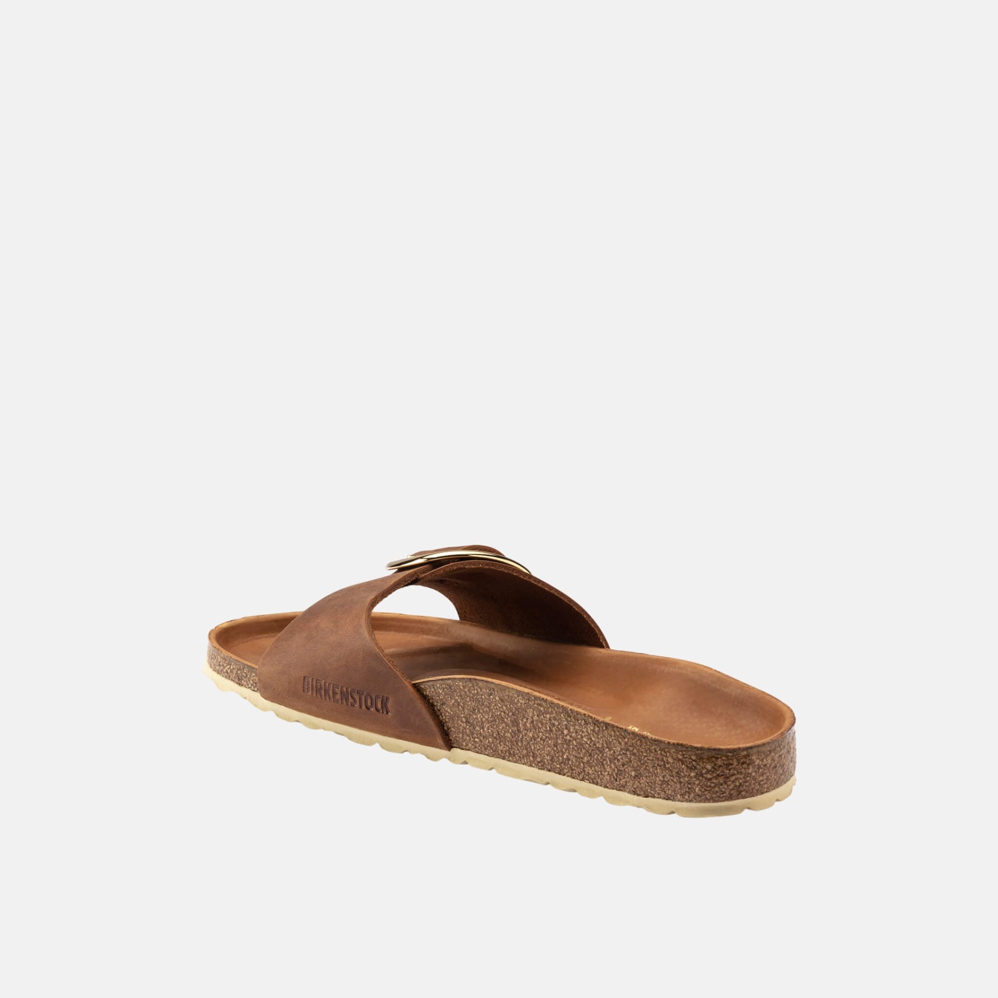 Hnědé Regular Pantofle Birkenstock Madrid Big Buckle Oiled Leather