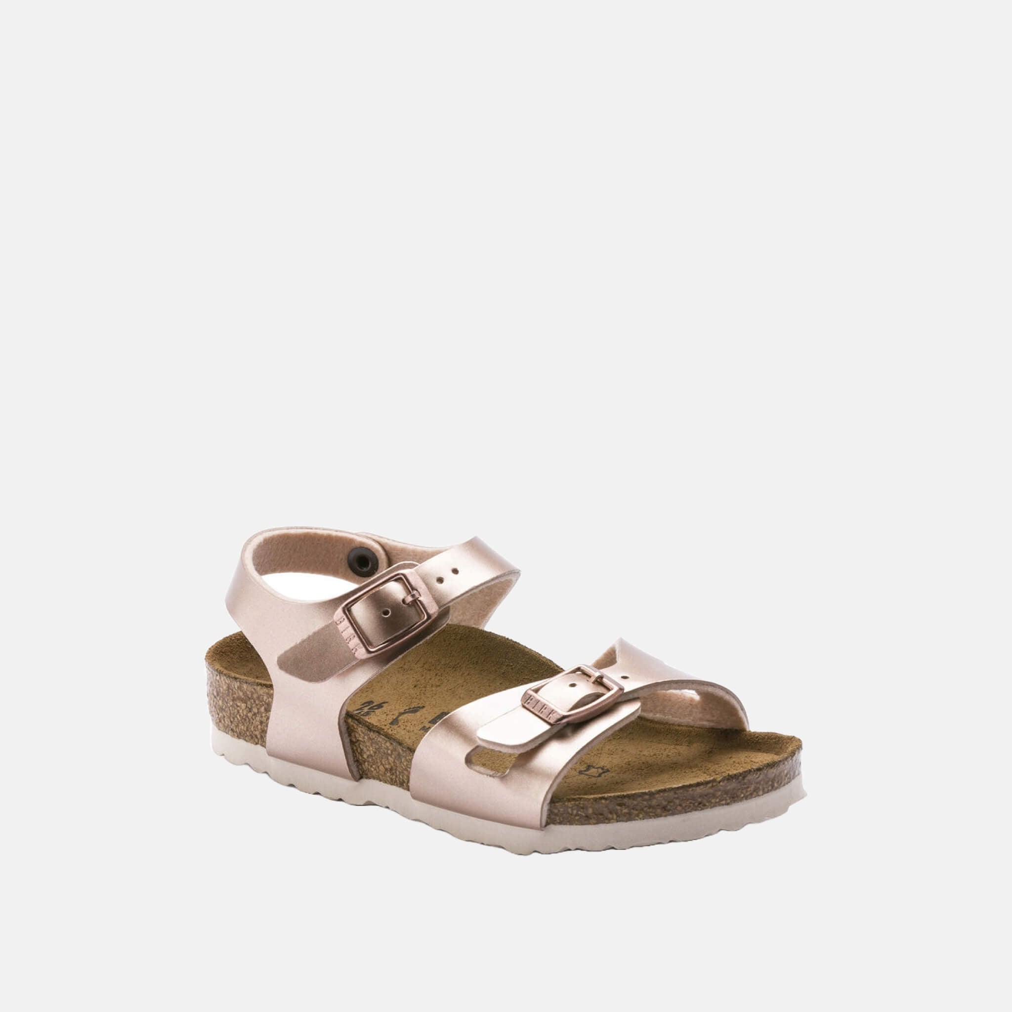 Dětské růžové sandály Birkenstock Rio Birko-Flor Electric Metallic