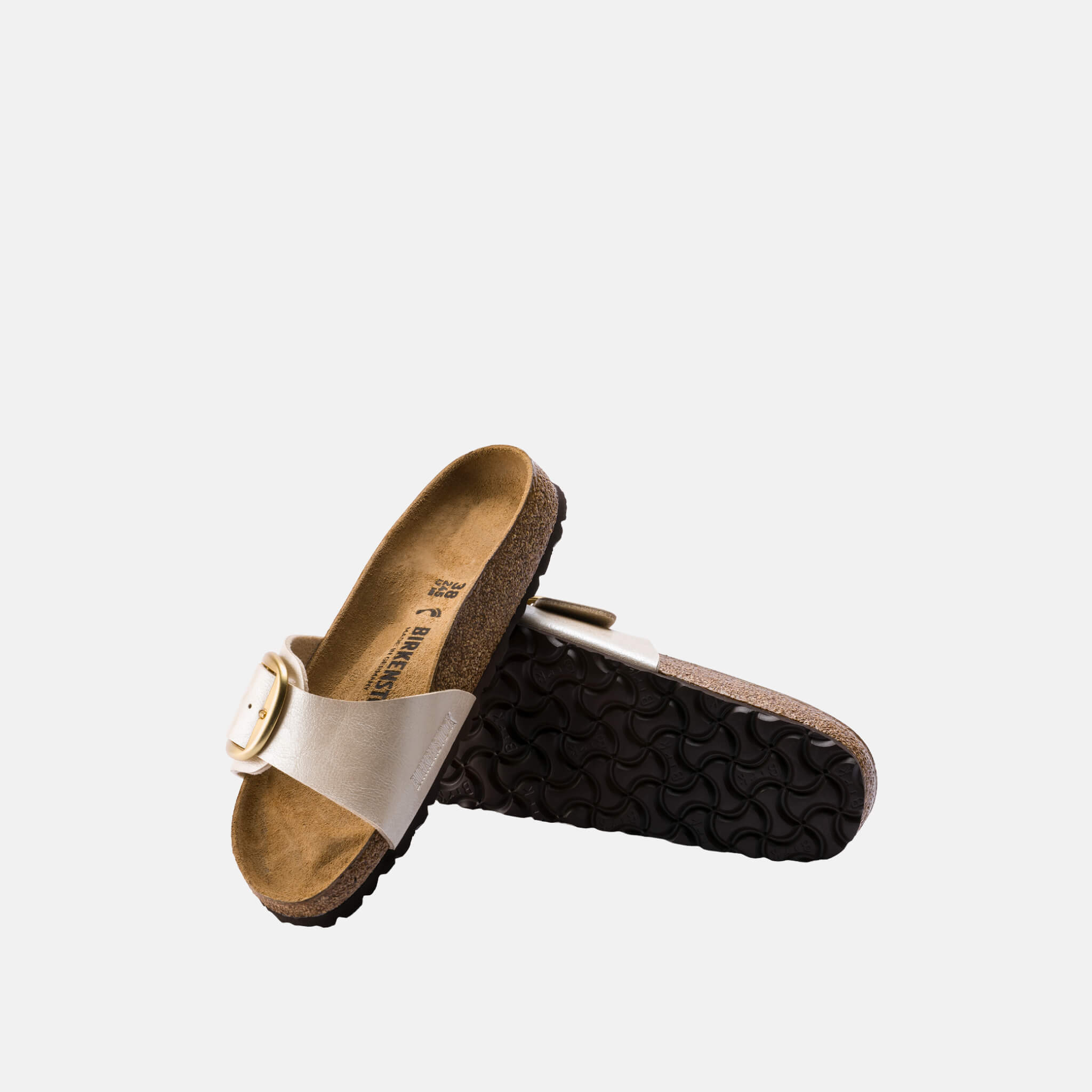 Perleťové Regular Pantofle Birkenstock Madrid Big Buckle Graceful