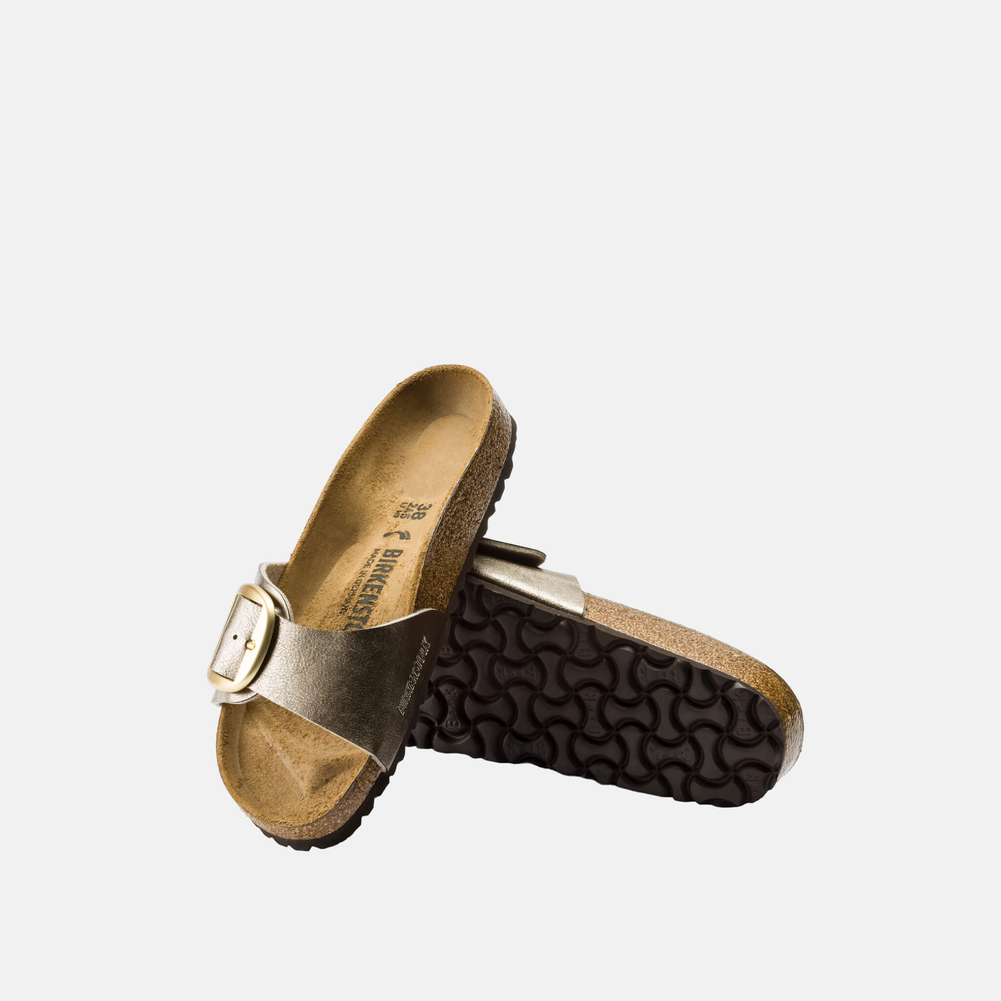 Zlaté Regular Pantofle Birkenstock Madrid Big Buckle Graceful