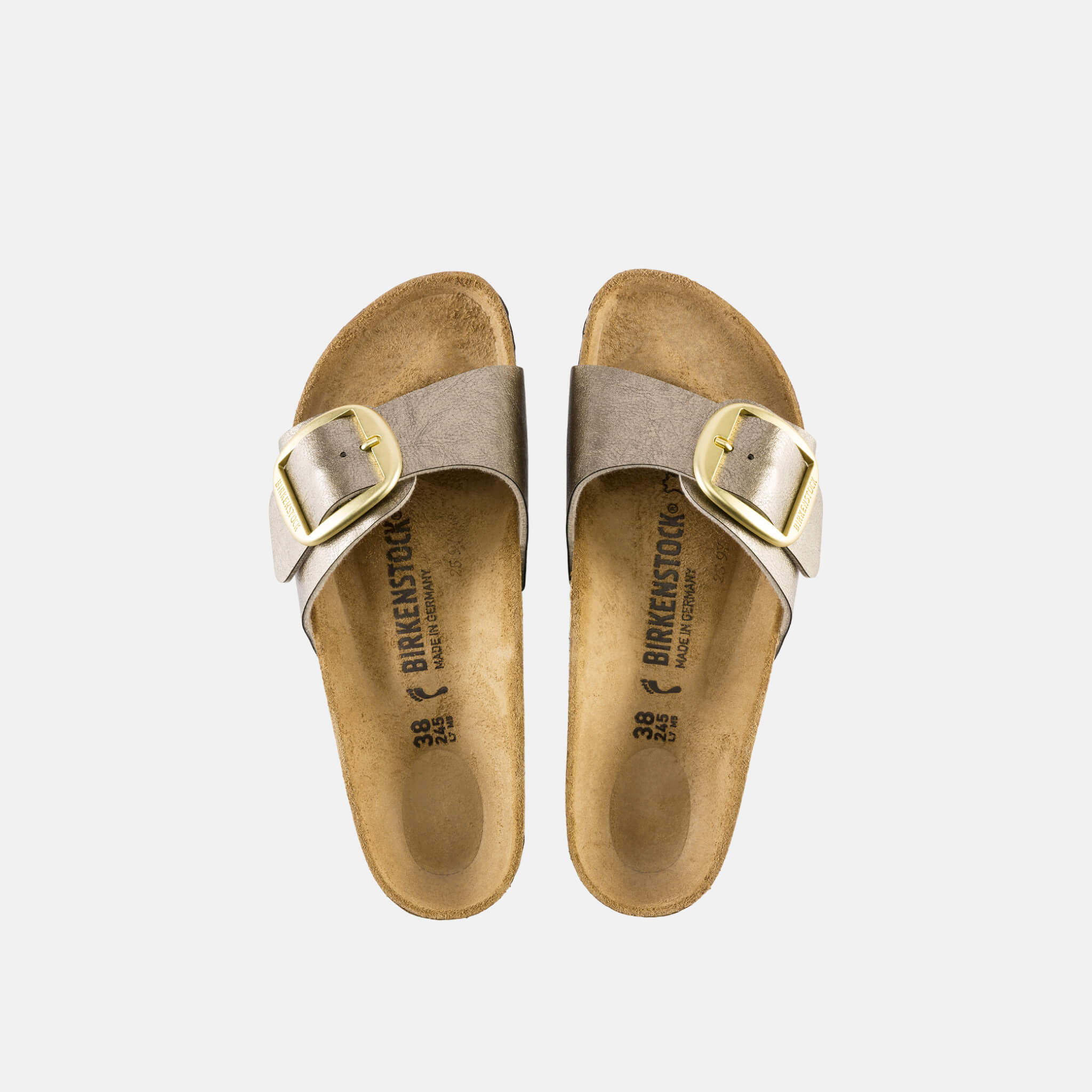 Zlaté Regular Pantofle Birkenstock Madrid Big Buckle Graceful