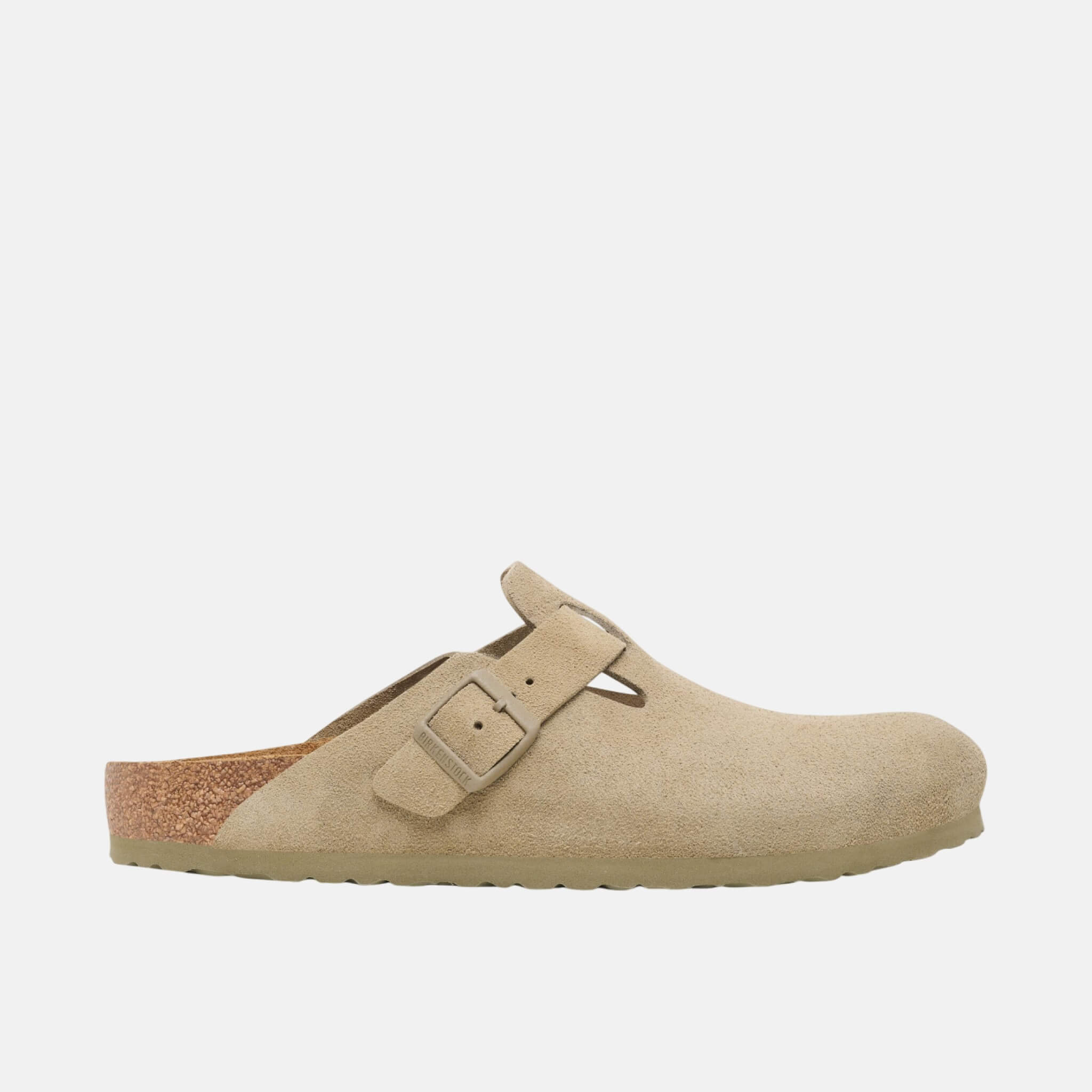 Zelené Regular Nazouváky Boston Suede Leather