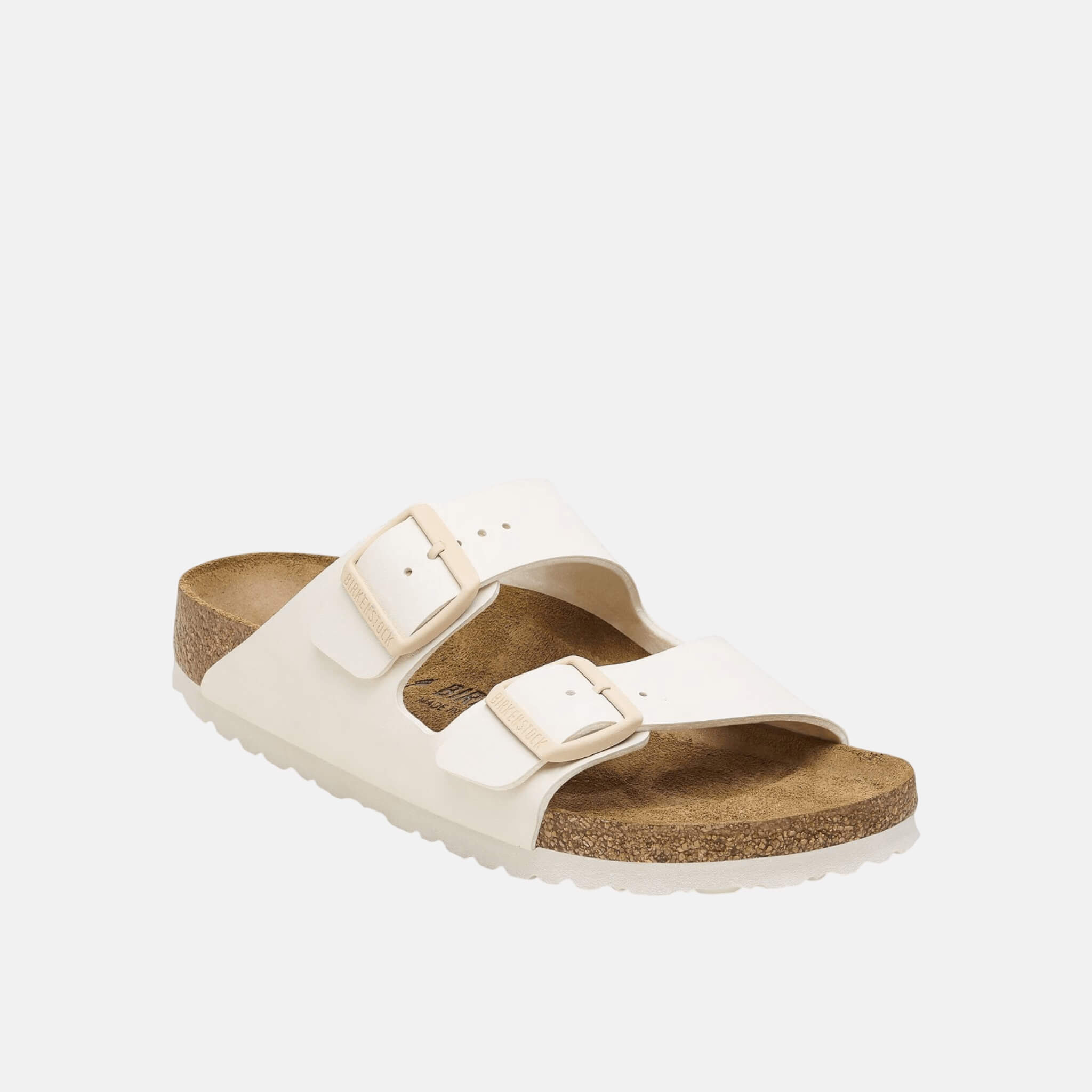 Bílé Regular Pantofle Arizona Birko-Flor