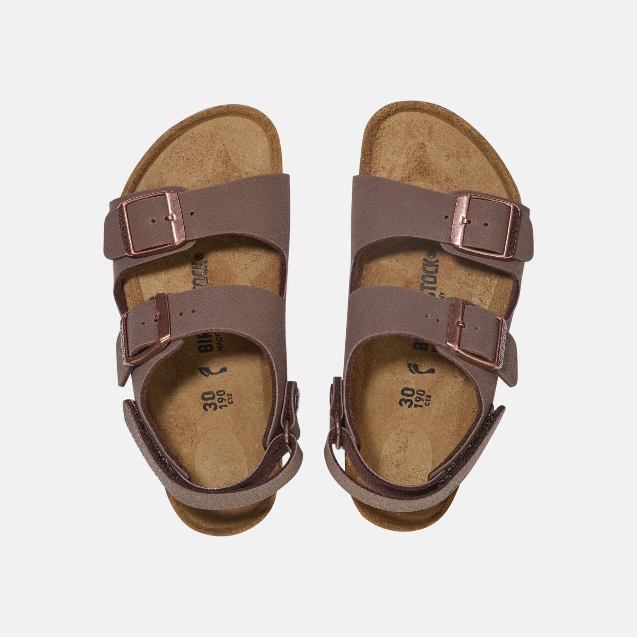 Dětské Hnědé Regular Sandály Milano AS Kids Birko-Flor Birkibuc