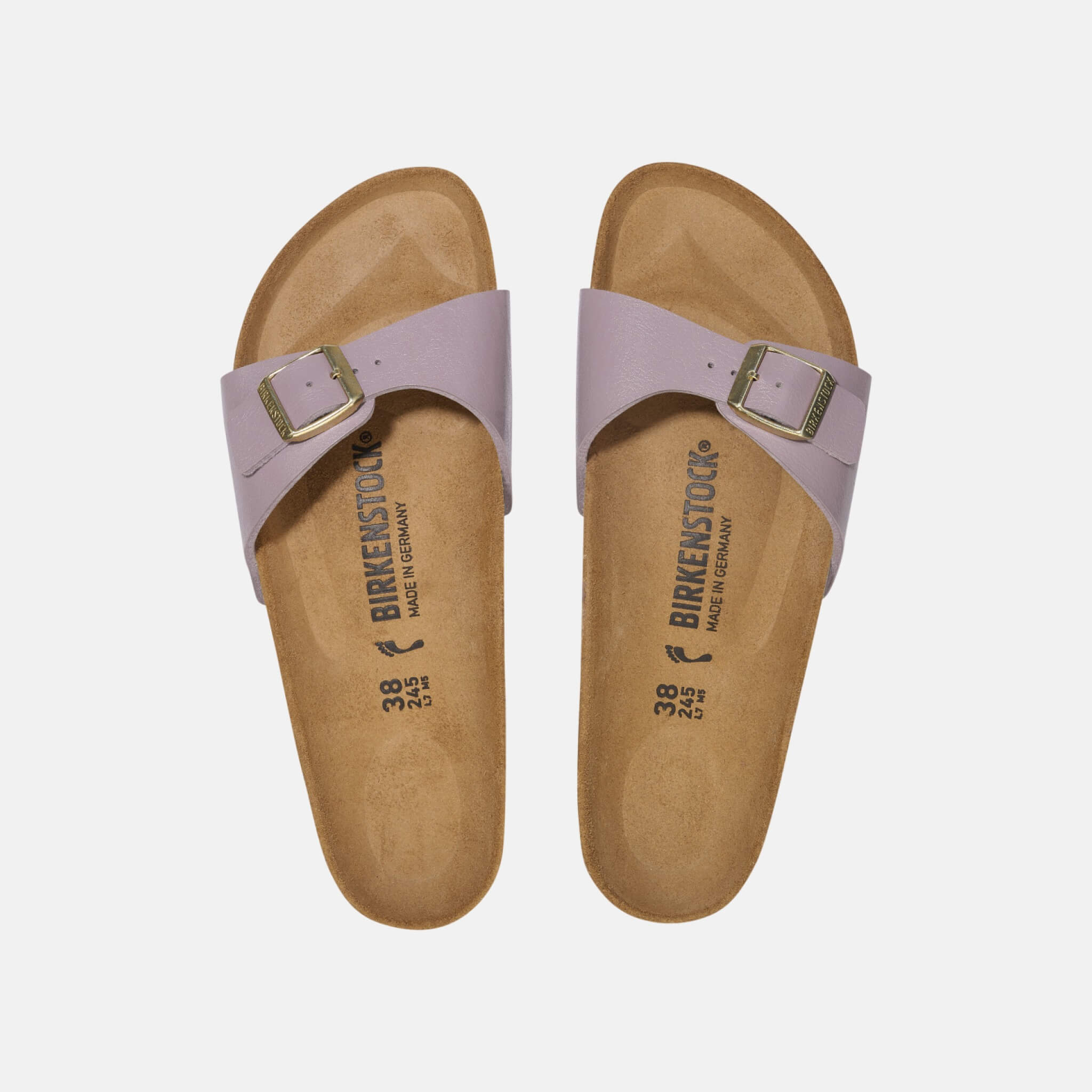 Růžové Regular Pantofle Madrid Birko-Flor