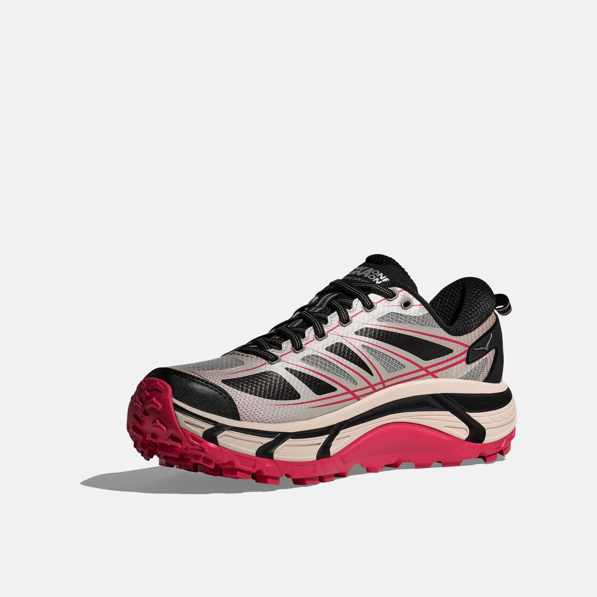 Unisex šedo-černé tenisky Hoka Mafate Speed 2