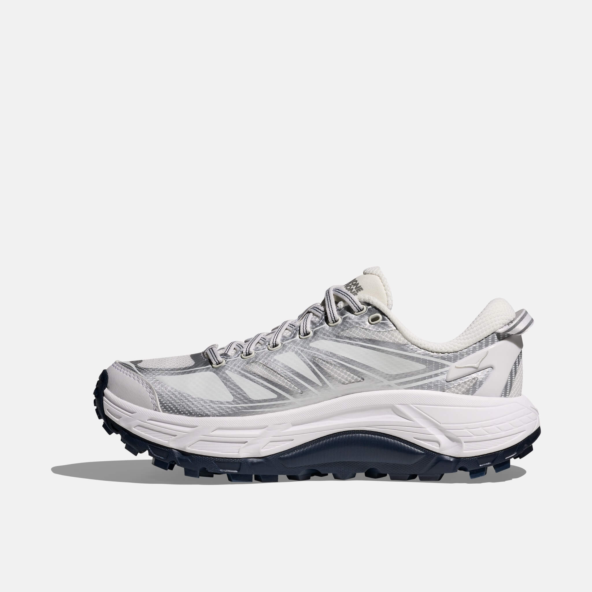 Unisex bílo-stříbrné tenisky Hoka Mafate Speed 2