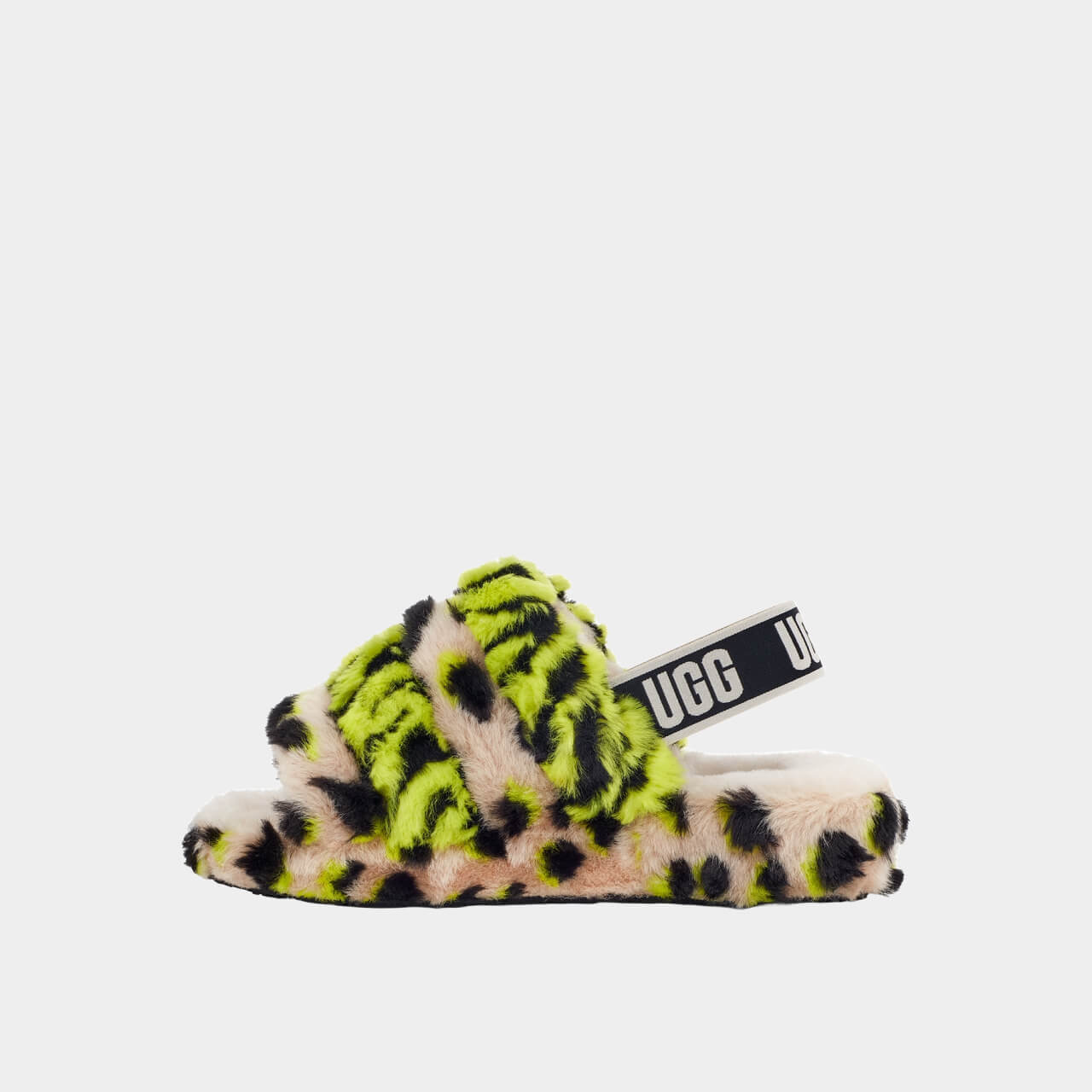 Boty UGG Fluff Yeah Slide Animalia Key Lime