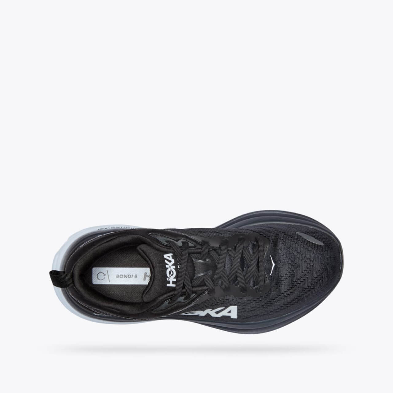 Dámské černé běžecké tenisky Hoka Bondi 8