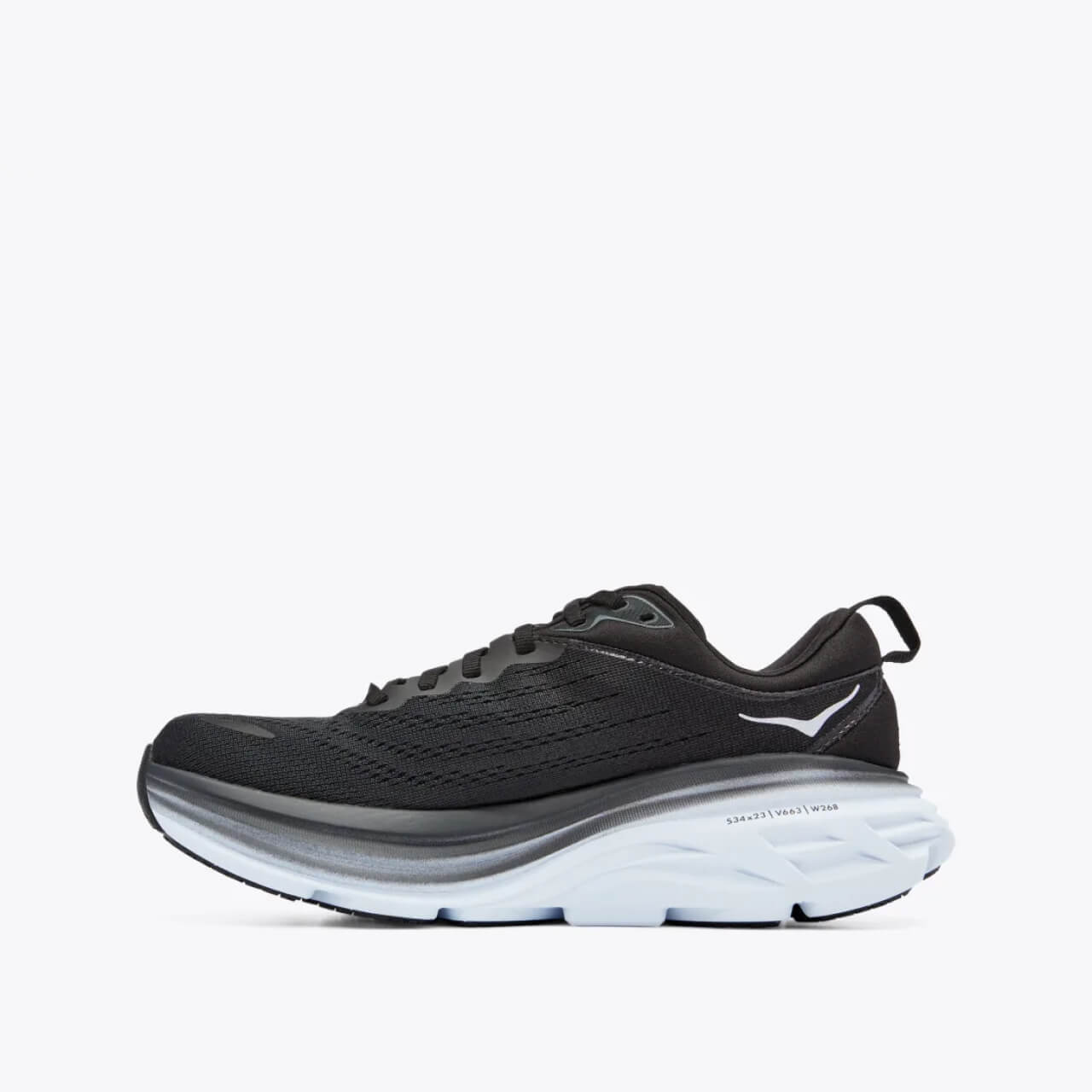 Dámské černé běžecké tenisky Hoka Bondi 8