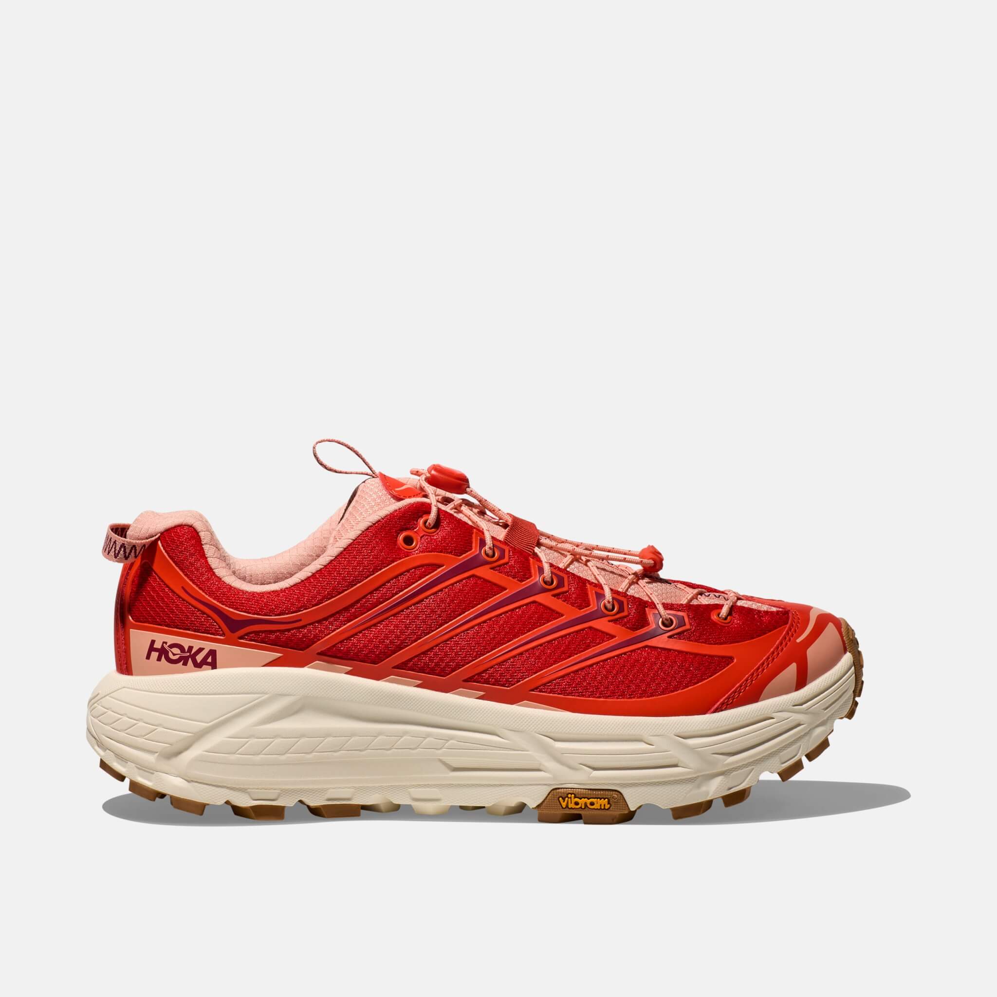 Unisex červené tenisky Hoka Mafate Three2