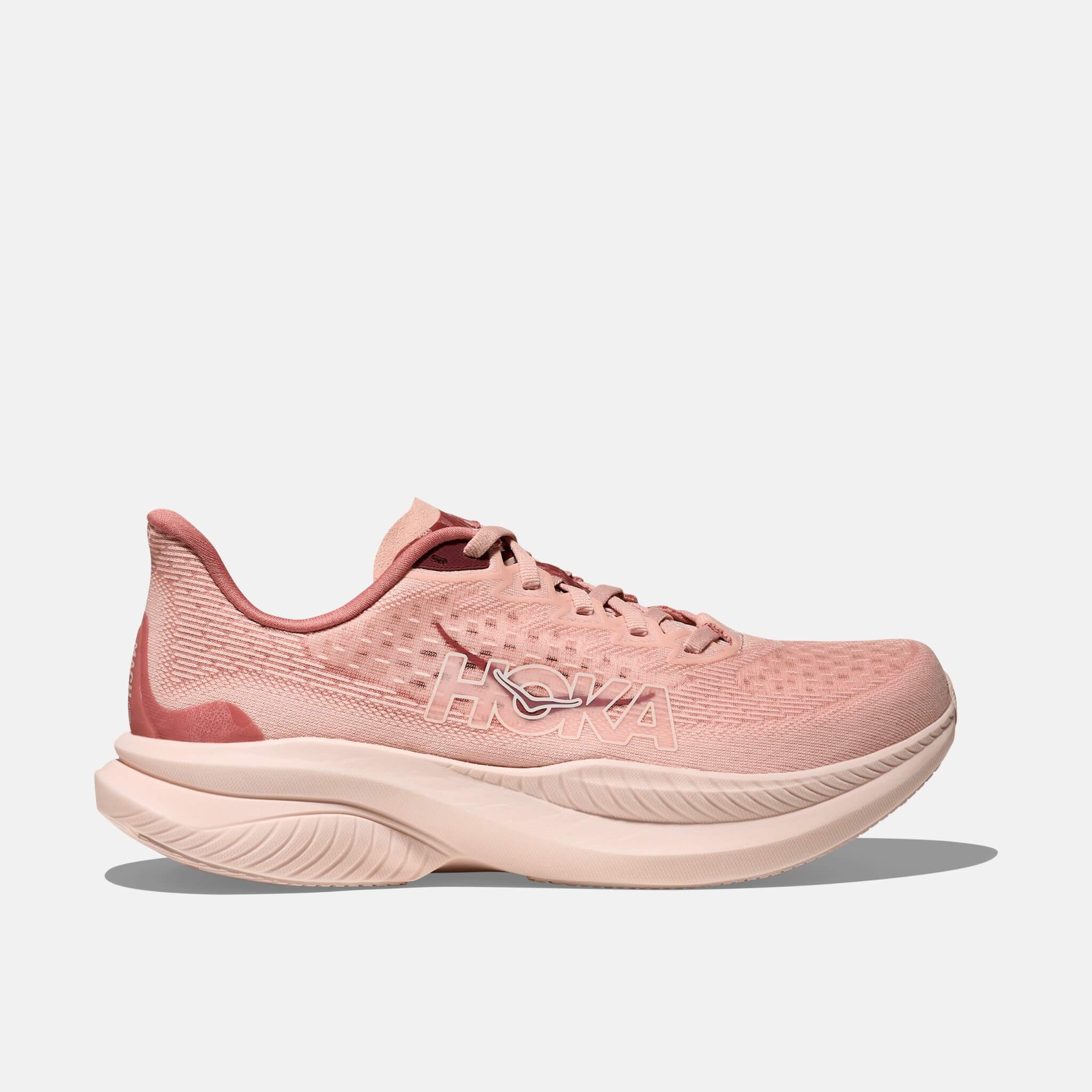 Dámské růžové běžecké tenisky Hoka Mach 6