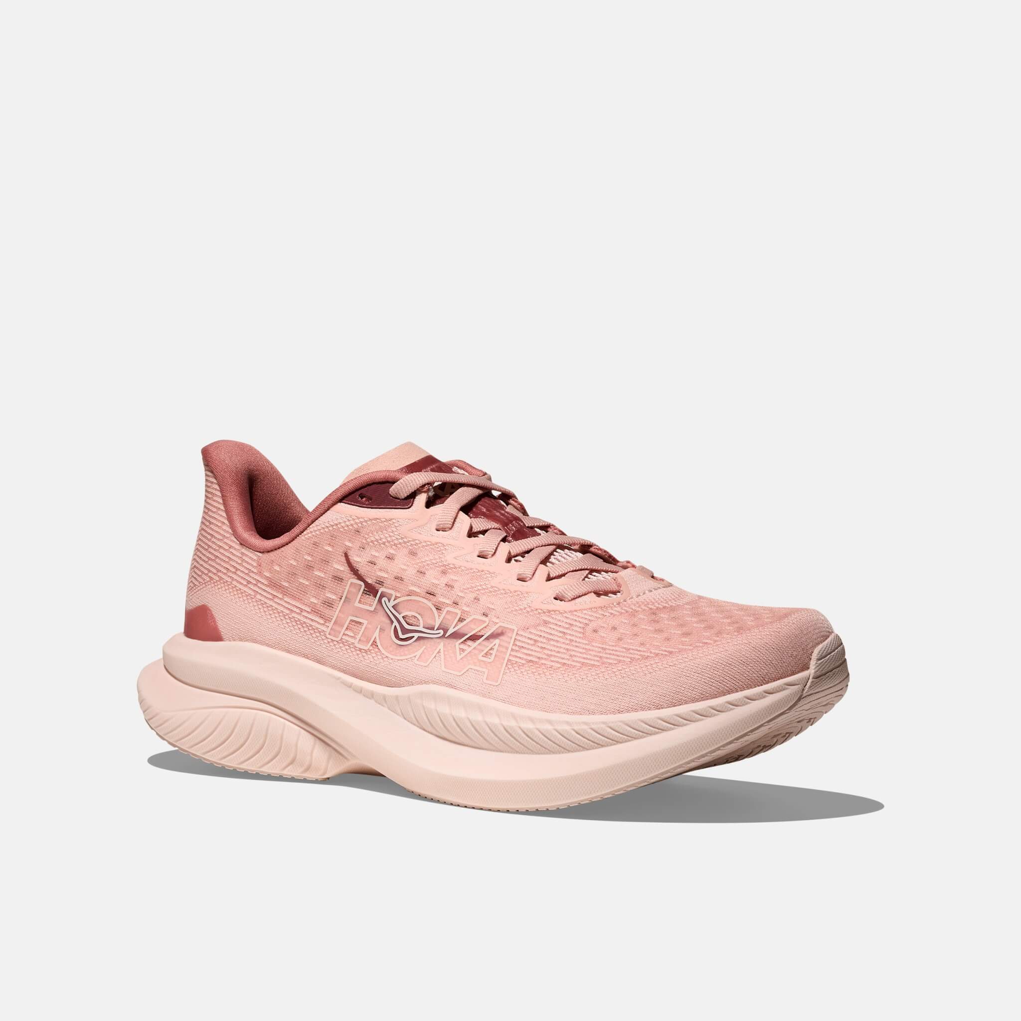 Dámské růžové běžecké tenisky Hoka Mach 6