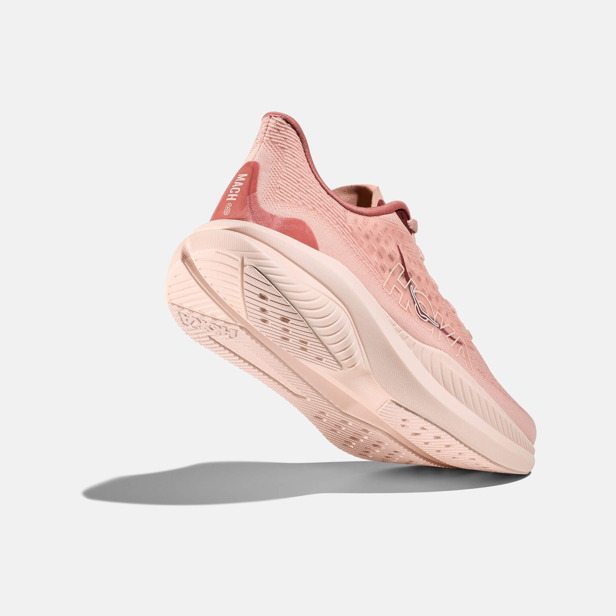 Dámské růžové běžecké tenisky Hoka Mach 6