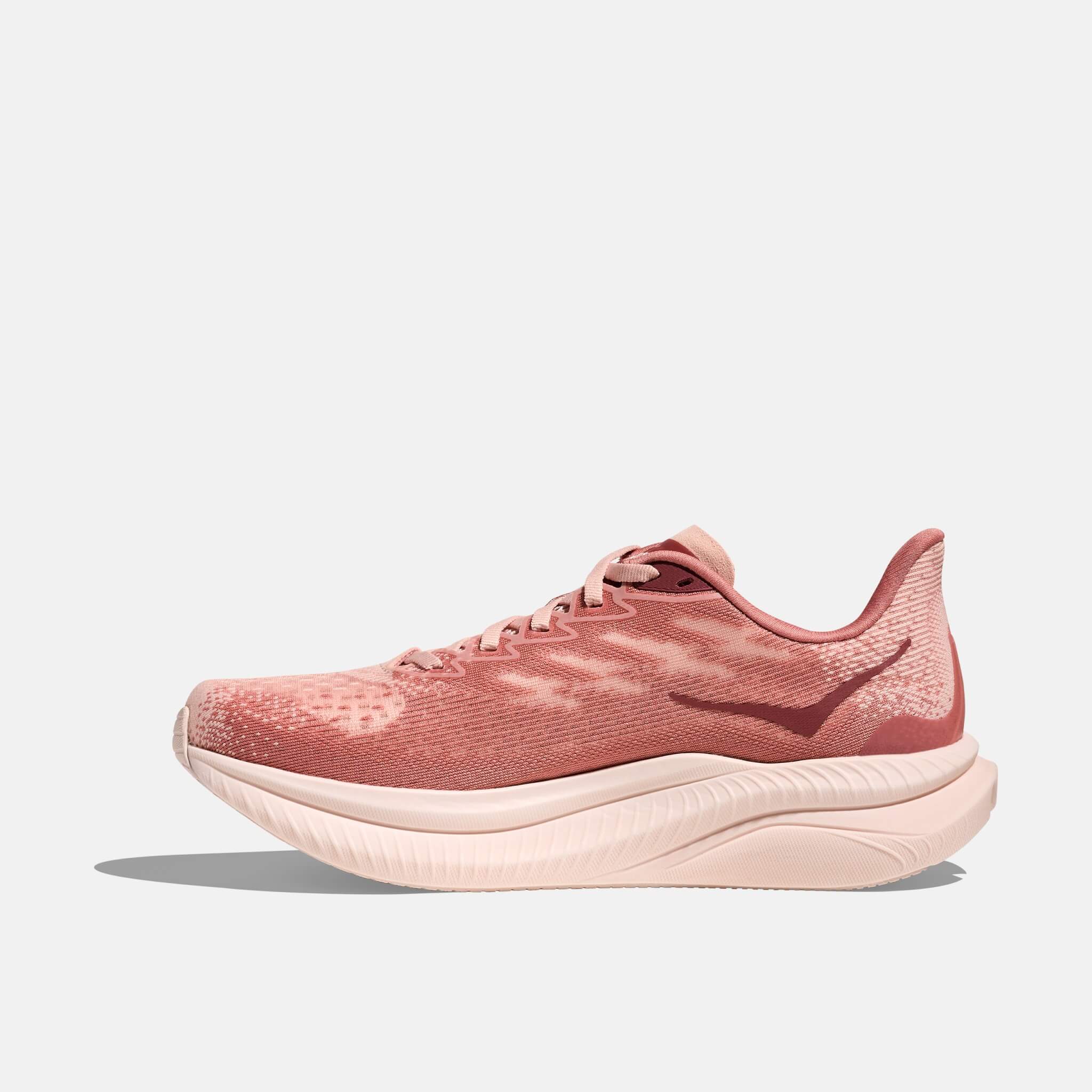 Dámské růžové běžecké tenisky Hoka Mach 6