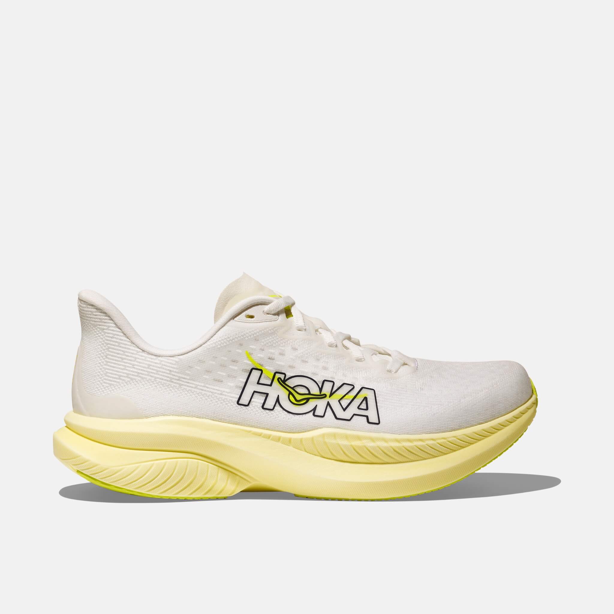 Dámské bílo-žluté bežecké tenisky Hoka Mach 6