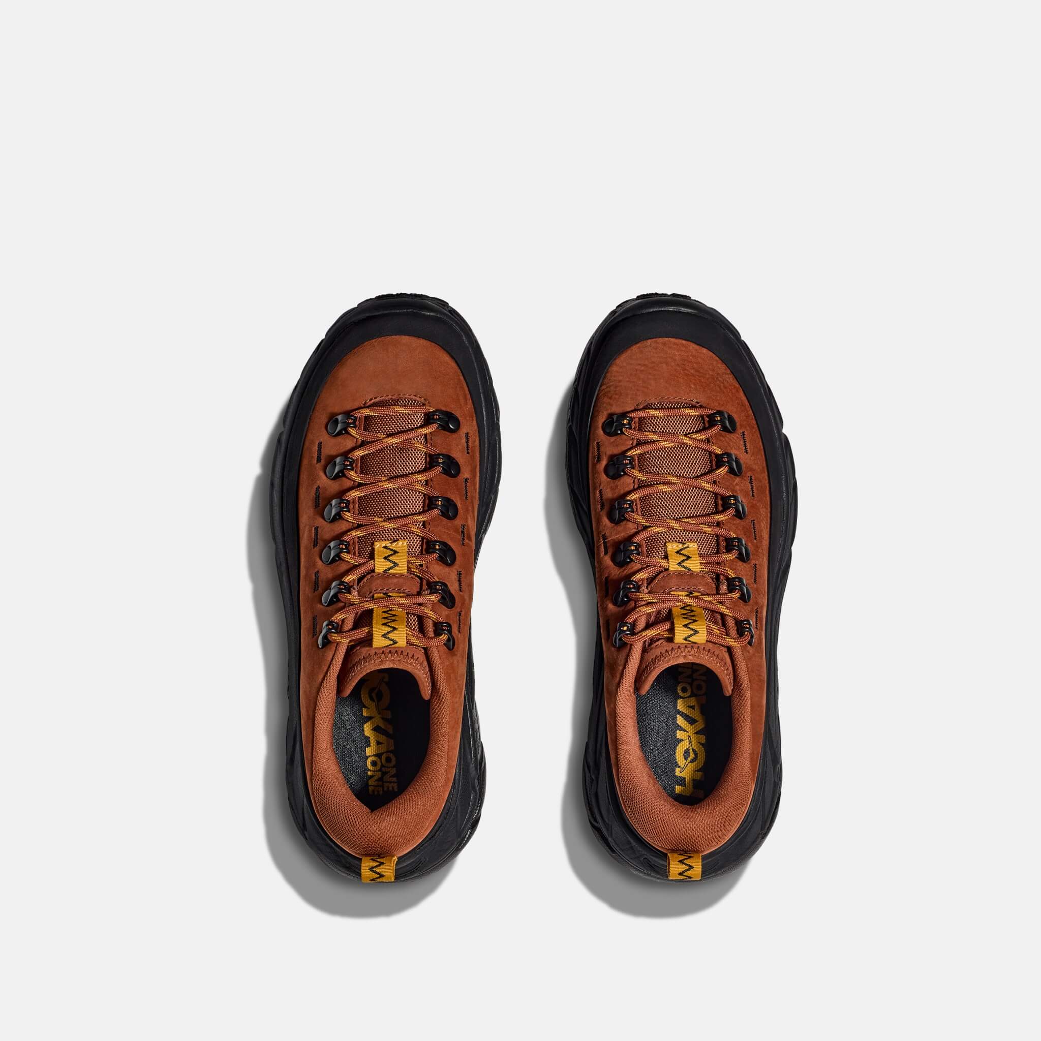 Unisex hnědo-černé tenisky Hoka Tor Summit